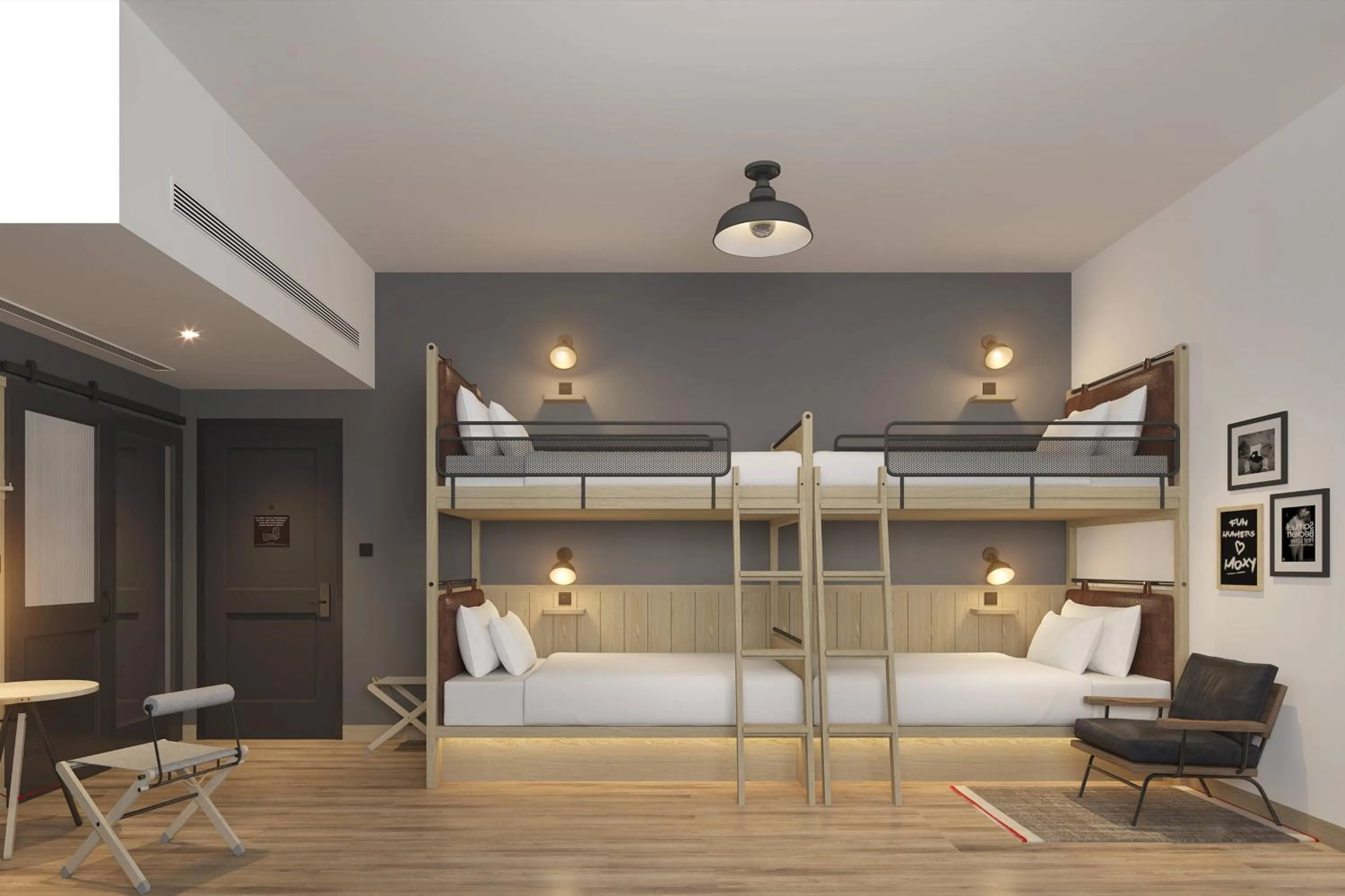 Photo of the whole room, Bed in Moxy Nanjing Jiangning