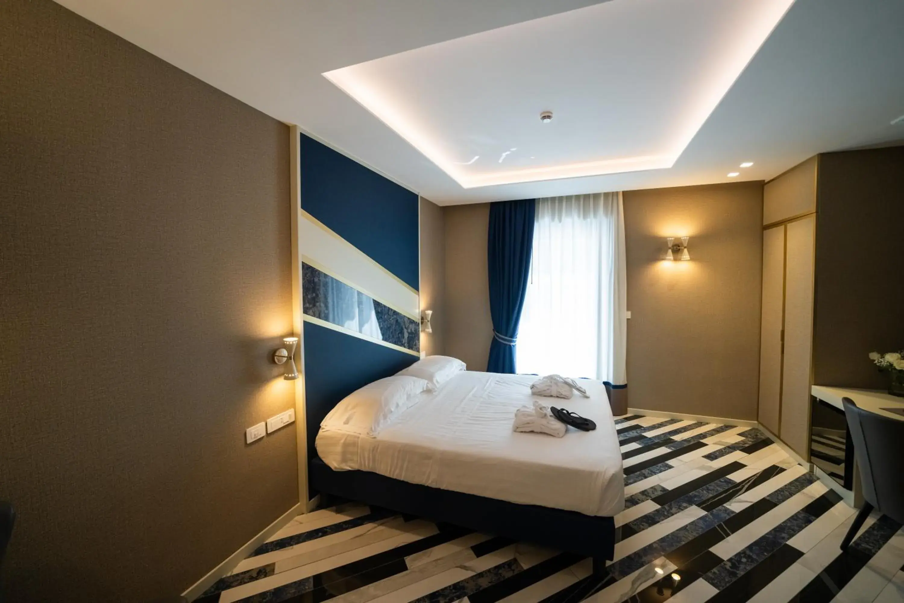 Bed in Hotel Cala Moresca Bed in Hotel Cala Moresca