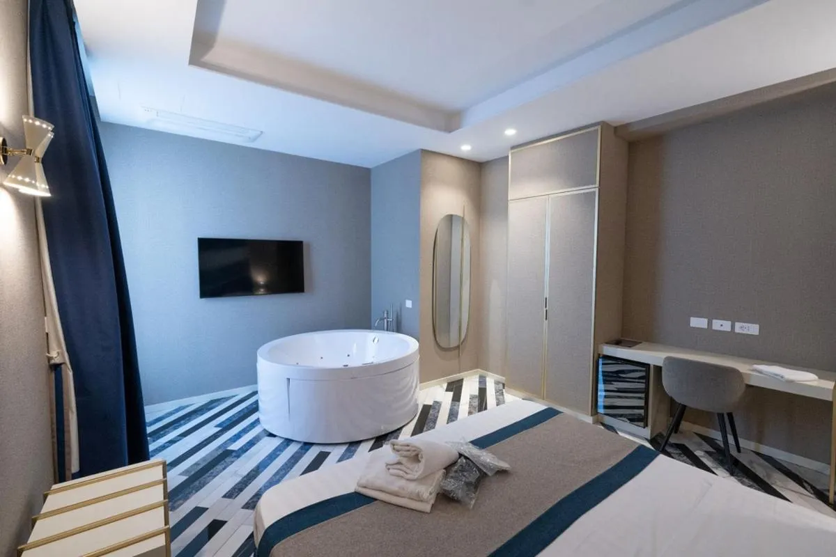 Bed in Hotel Cala Moresca