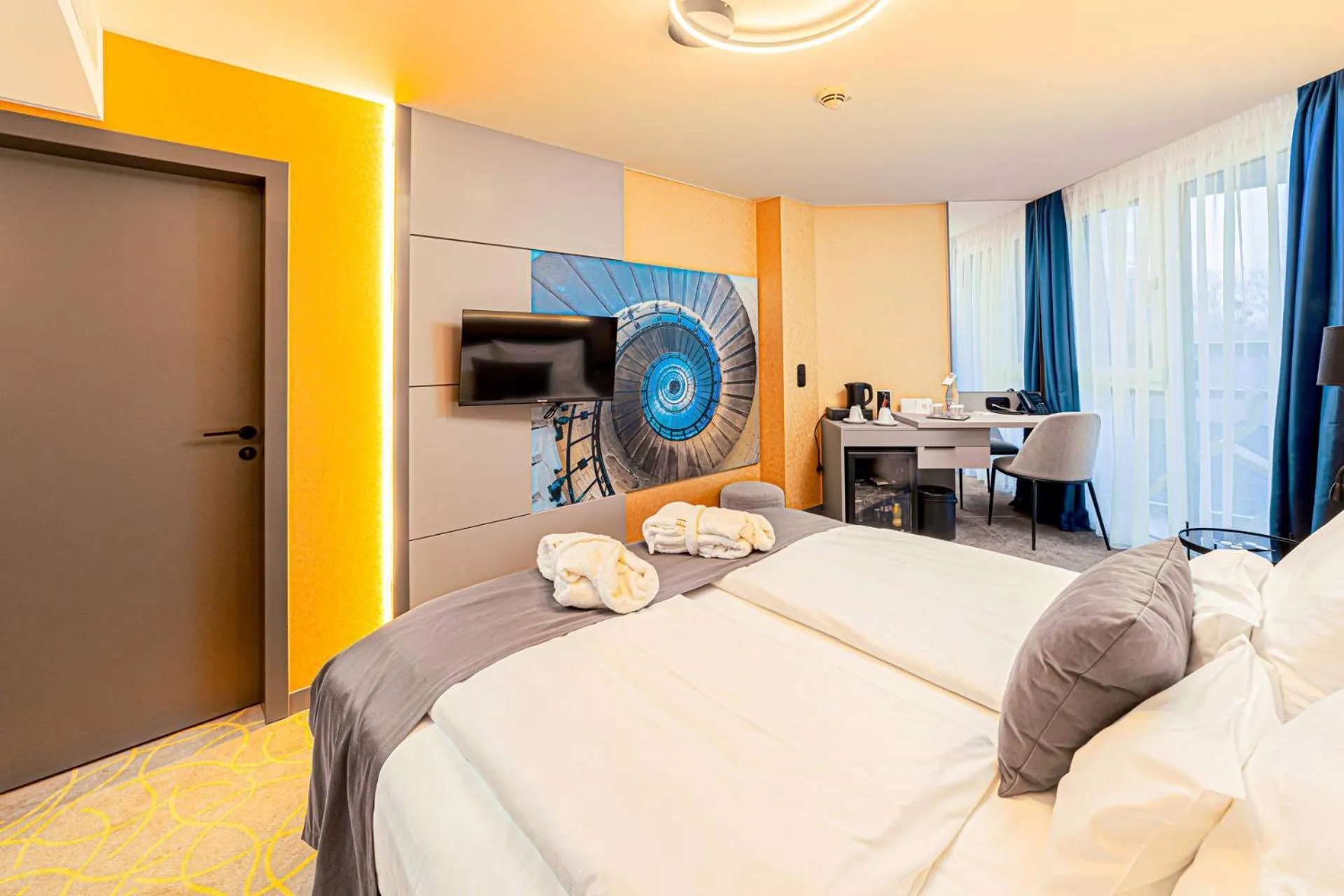 Bed in Hotel Helikon, Keszthely