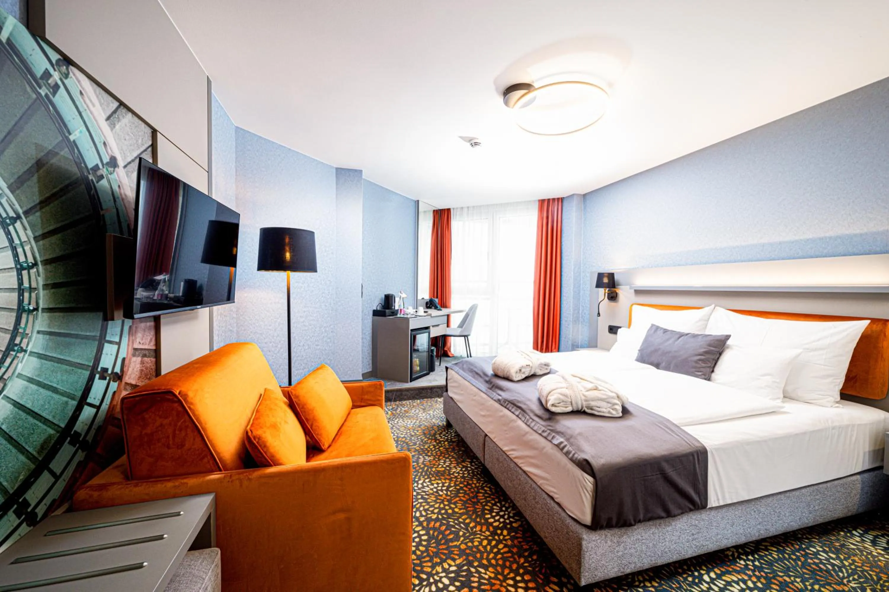 Bed in Hotel Helikon, Keszthely