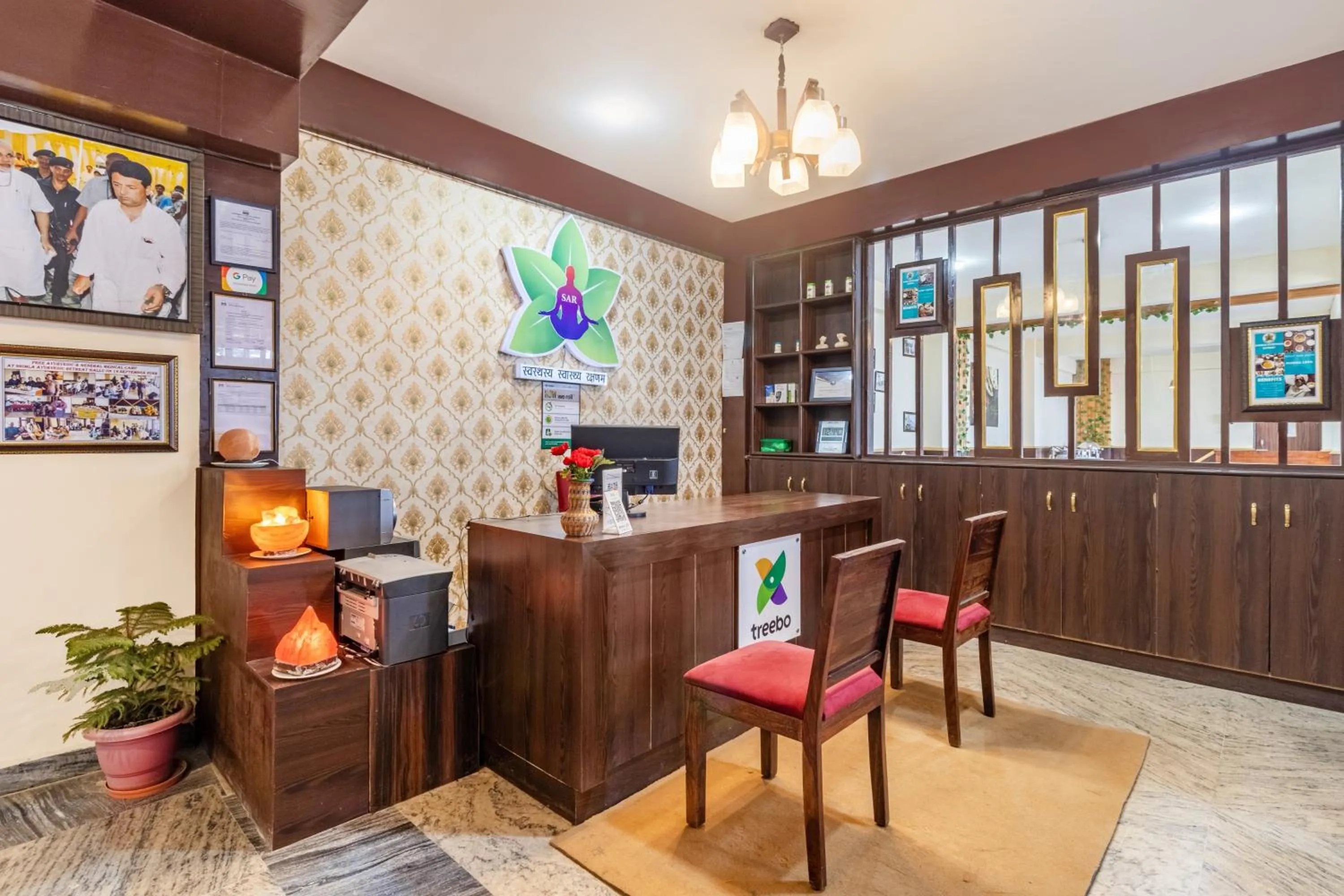 Lobby or reception in Treebo Shimla Ayurvedic Retreat, Kufri - Pure Veg