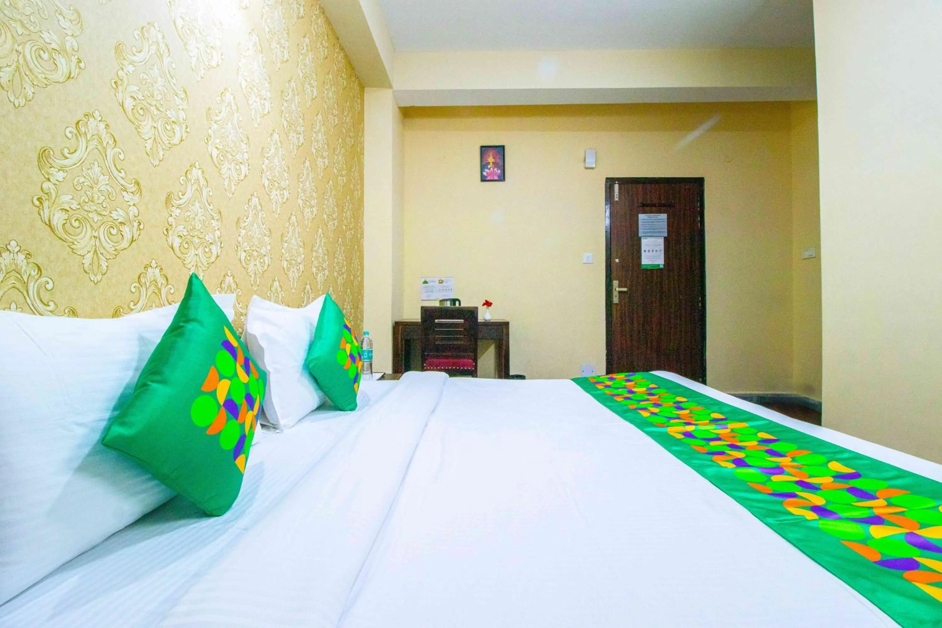 Bedroom, Bed in Treebo Shimla Ayurvedic Retreat, Kufri - Pure Veg