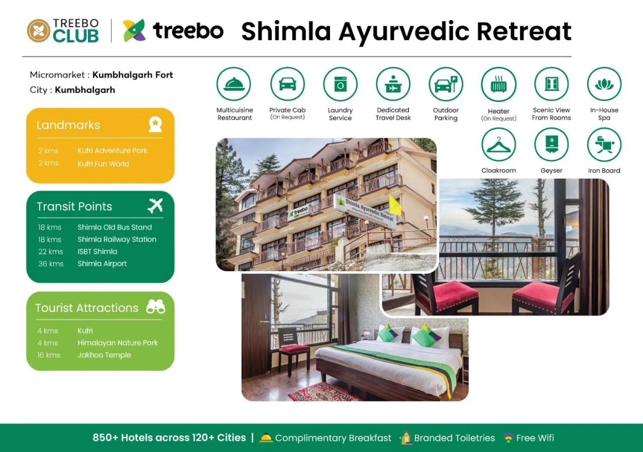 Treebo Shimla Ayurvedic Retreat, Kufri - Pure Veg