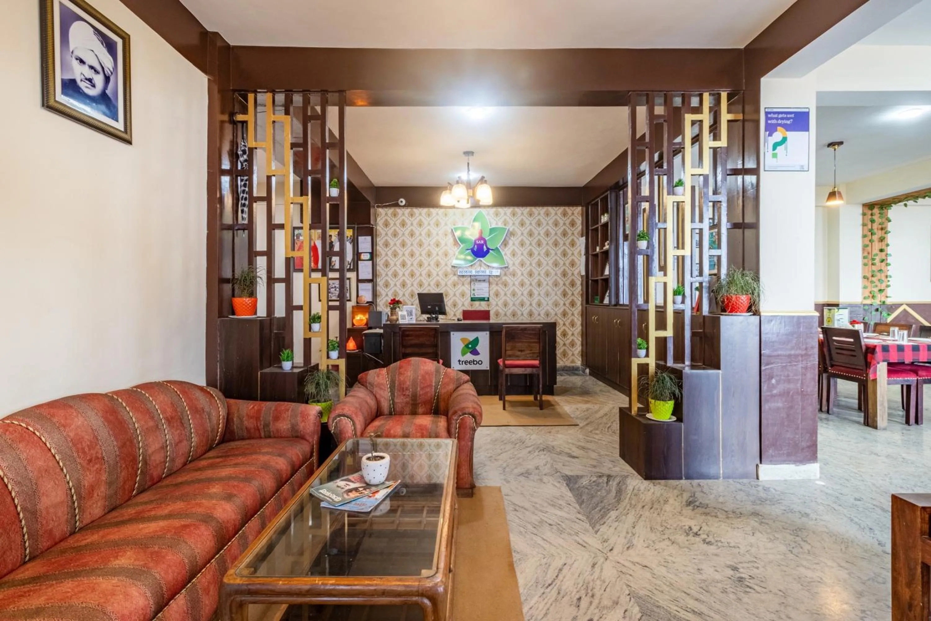 Lobby or reception in Treebo Shimla Ayurvedic Retreat, Kufri - Pure Veg