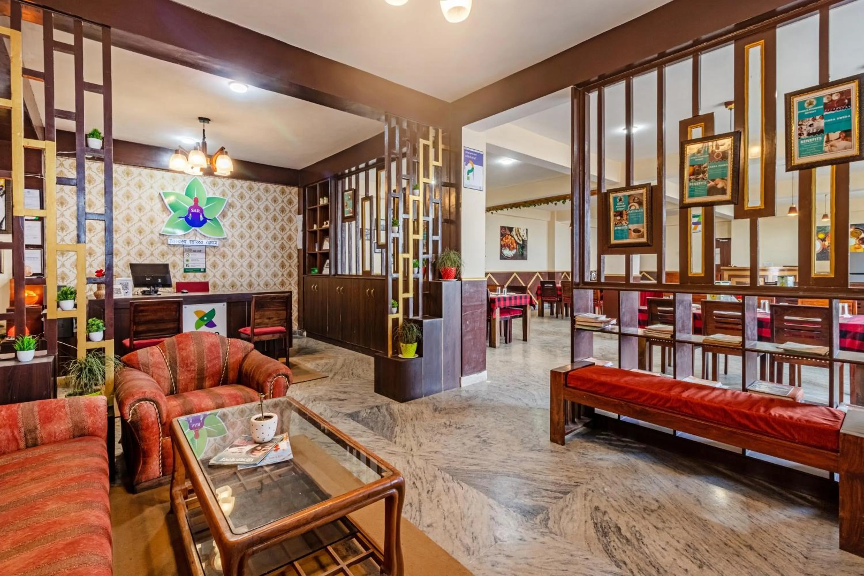 Lobby or reception in Treebo Shimla Ayurvedic Retreat, Kufri - Pure Veg