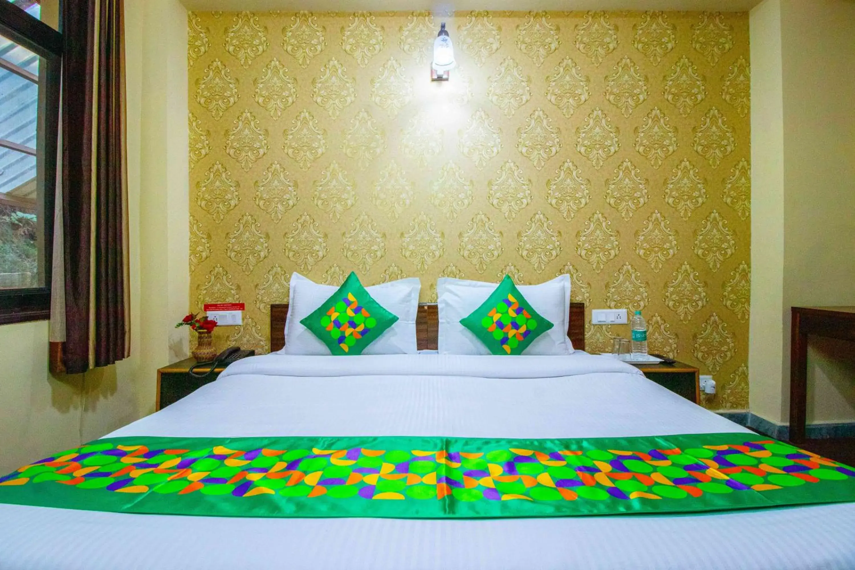 Bedroom, Bed in Treebo Shimla Ayurvedic Retreat, Kufri - Pure Veg Bedroom, Bed in Treebo Shimla Ayurvedic Retreat, Kufri - Pure Veg