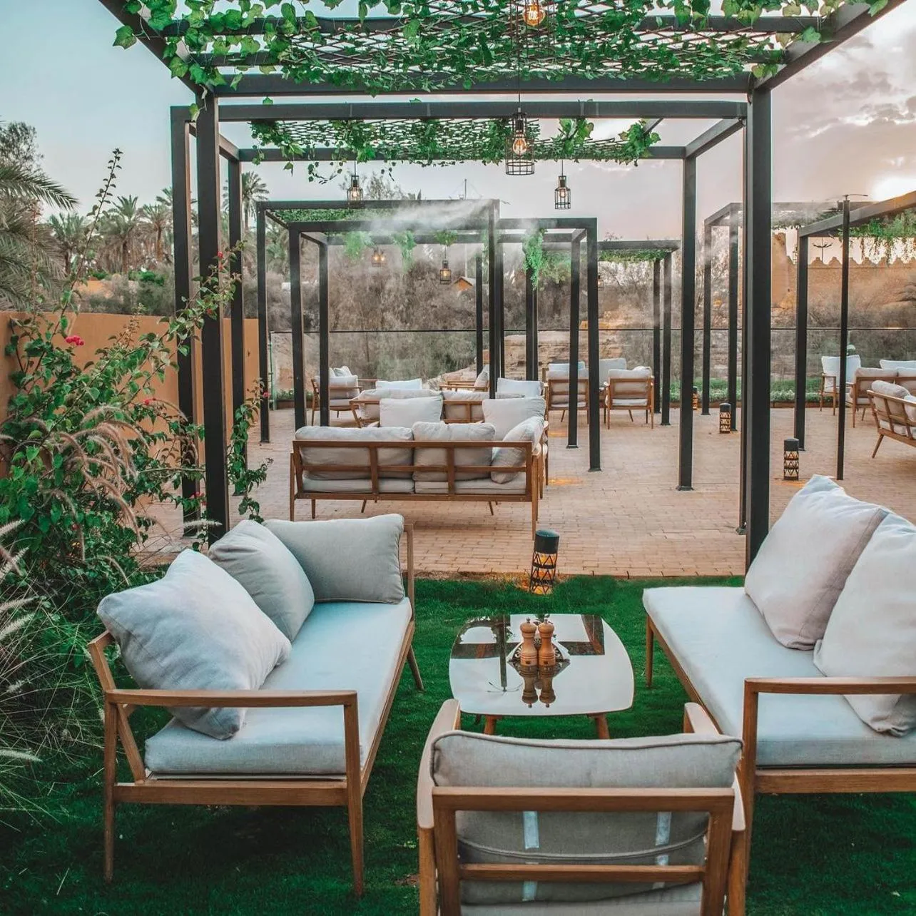 Patio in Aseel Resort- Aseel Limited for Holiday Homes