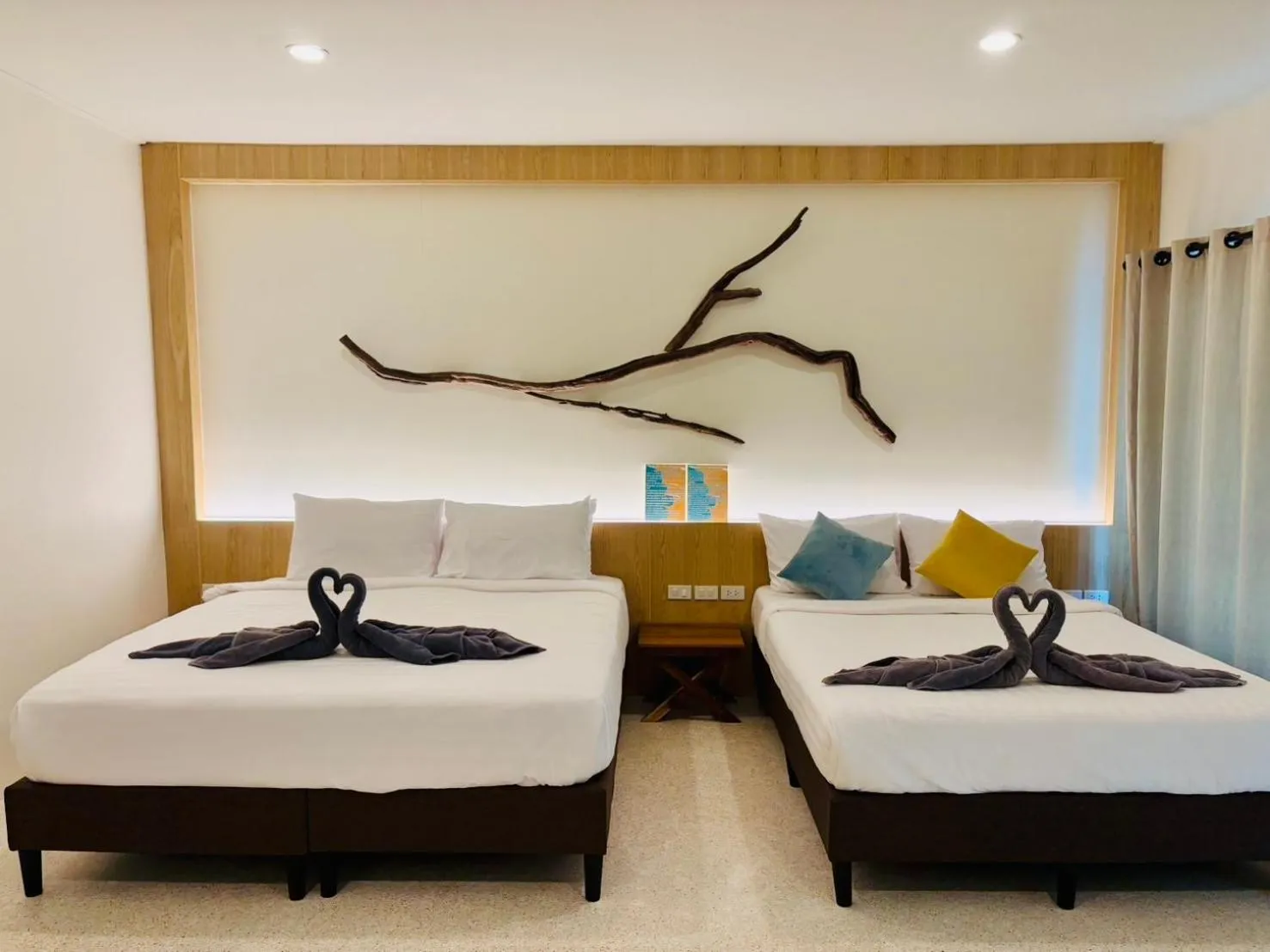 Bed in Marina Resort Koh Phayam Ranong