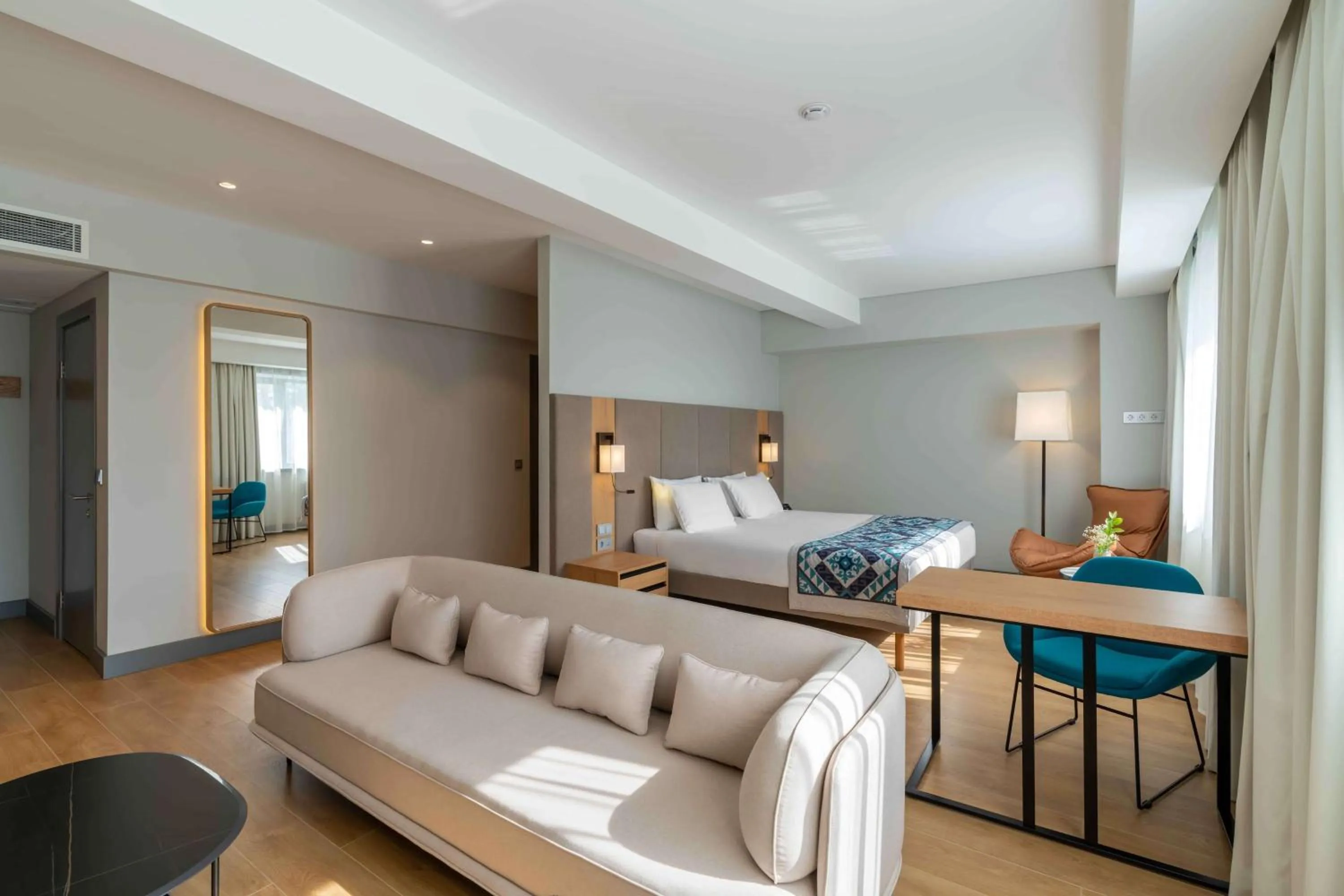 Bed in Sadu Hotel Almaty, a member of Radisson Individuals