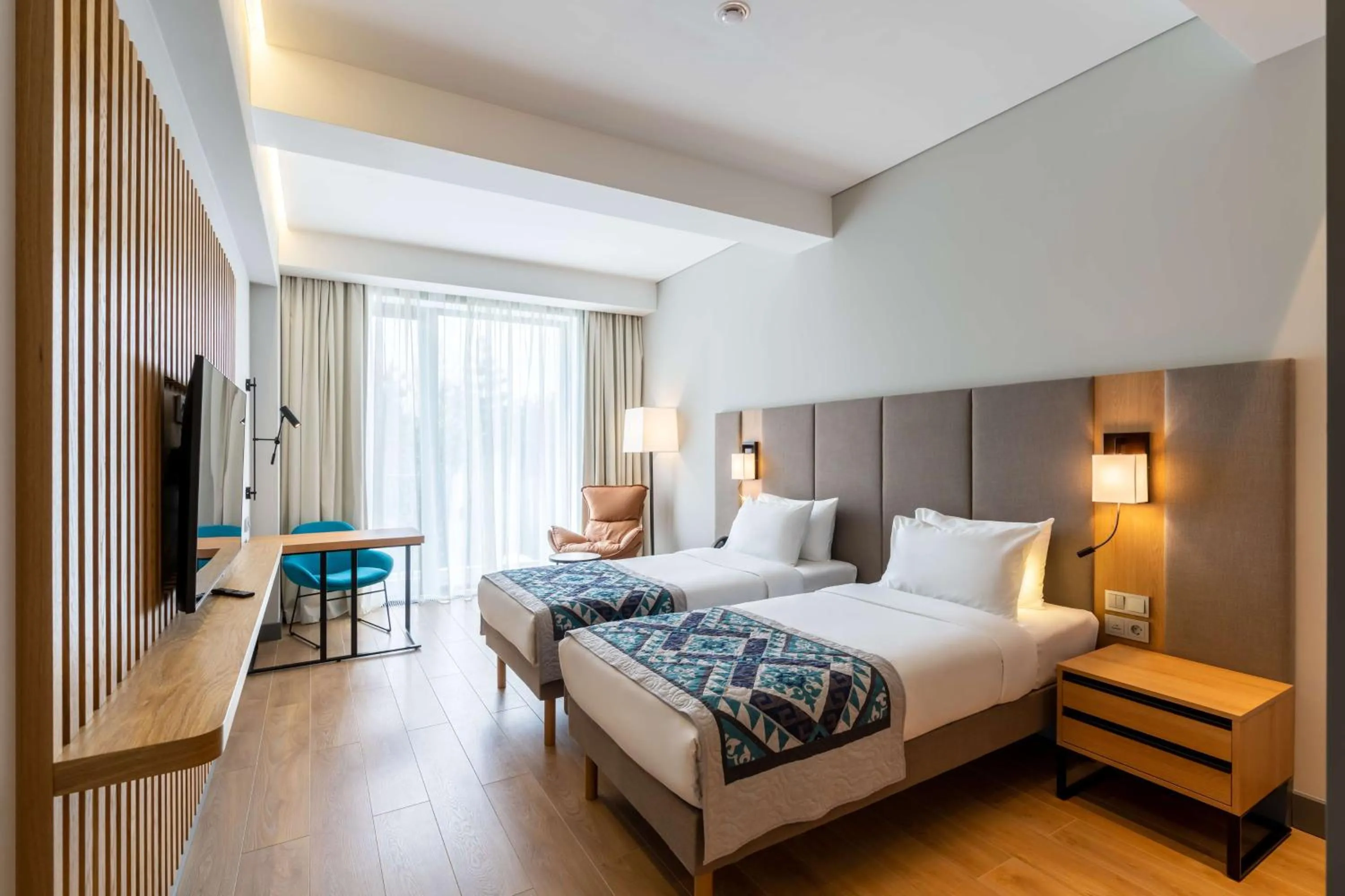 Bed in Sadu Hotel Almaty, a member of Radisson Individuals