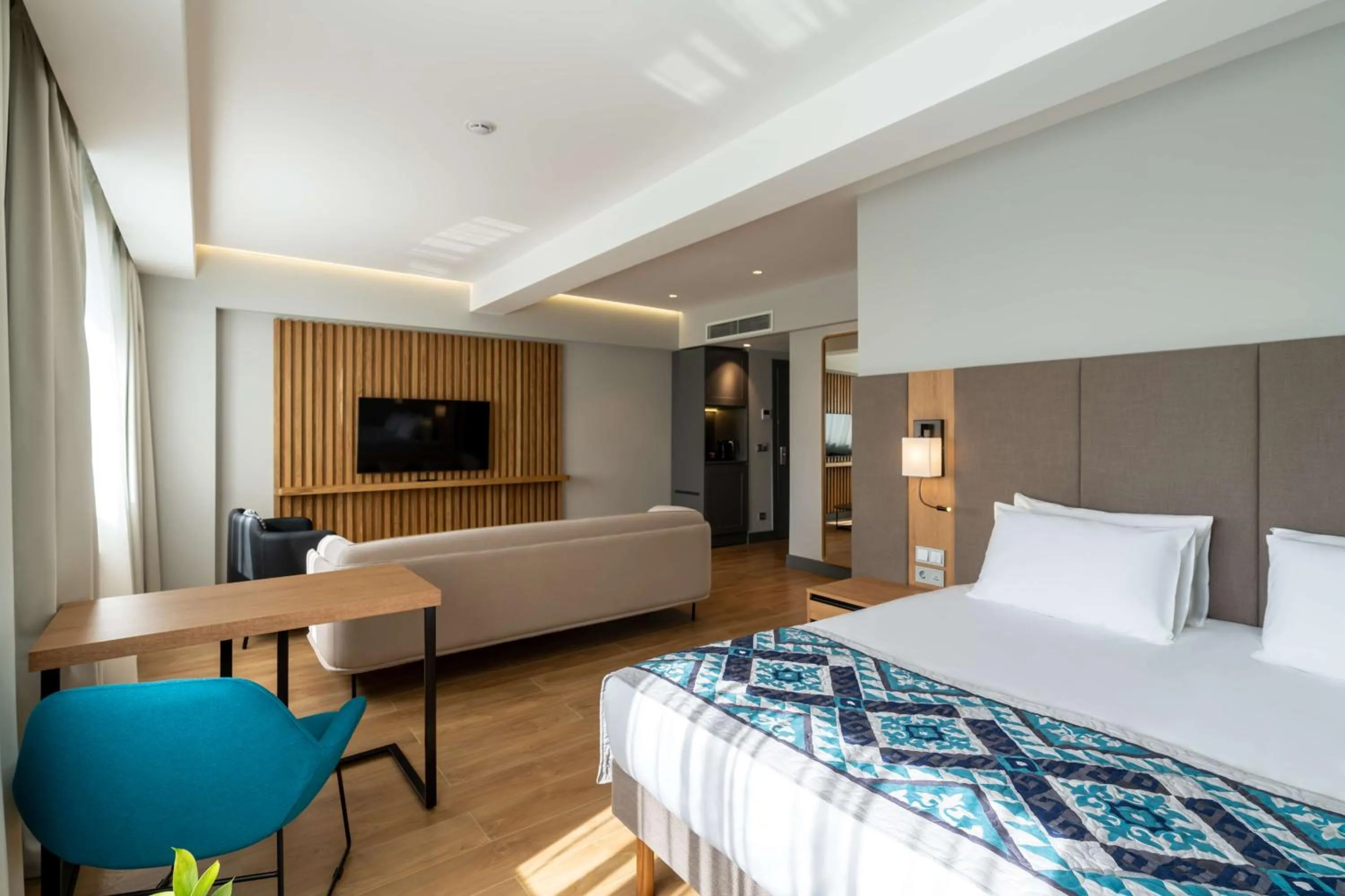 Bedroom, Bed in Sadu Hotel Almaty, a member of Radisson Individuals