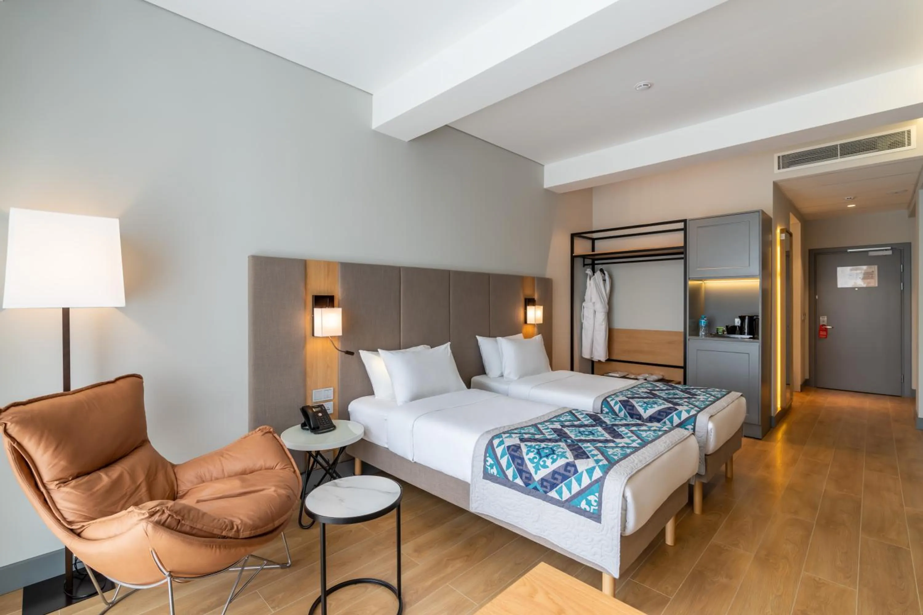 TV and multimedia, Bed in Sadu Hotel Almaty, a member of Radisson Individuals