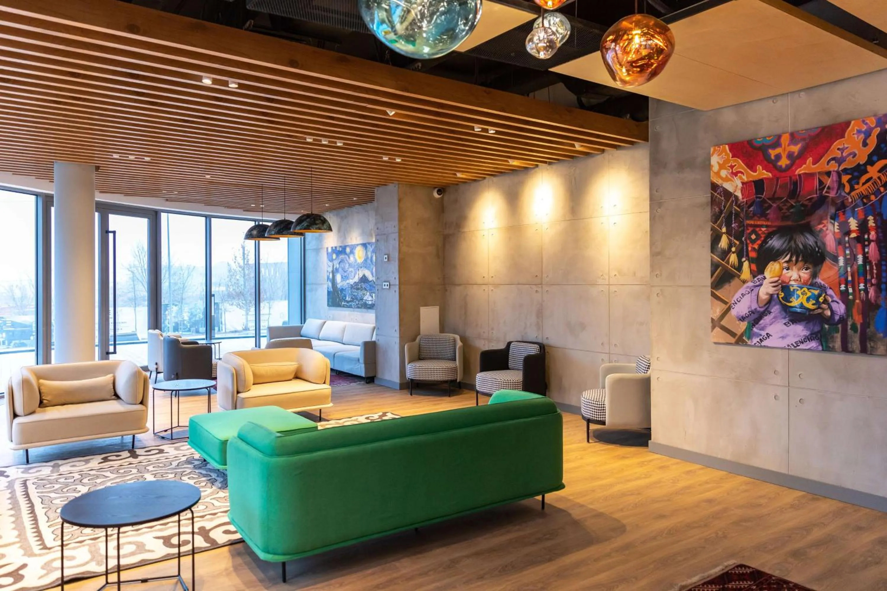 Lobby or reception in Sadu Hotel Almaty, a member of Radisson Individuals