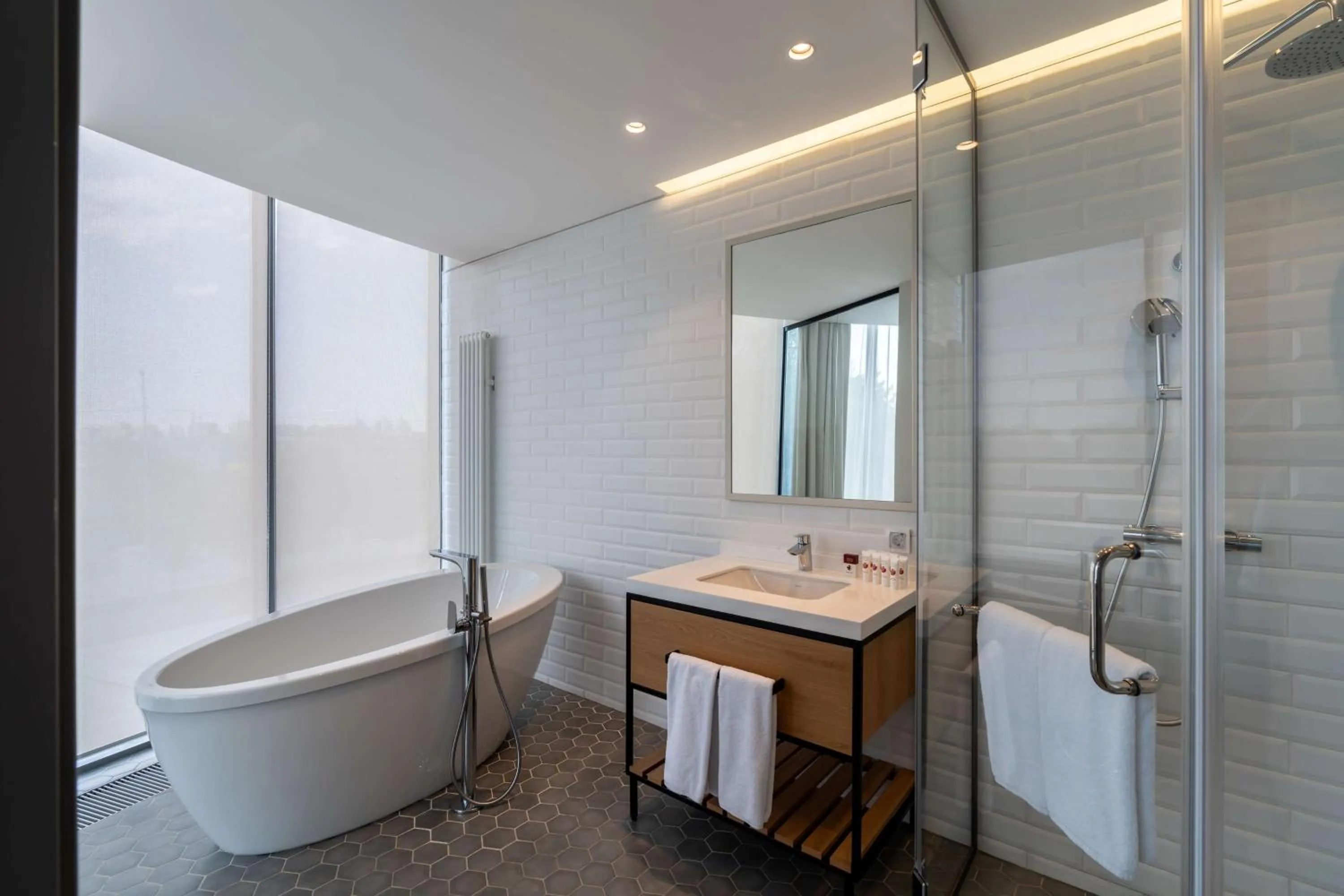 Shower in Sadu Hotel Almaty, a member of Radisson Individuals