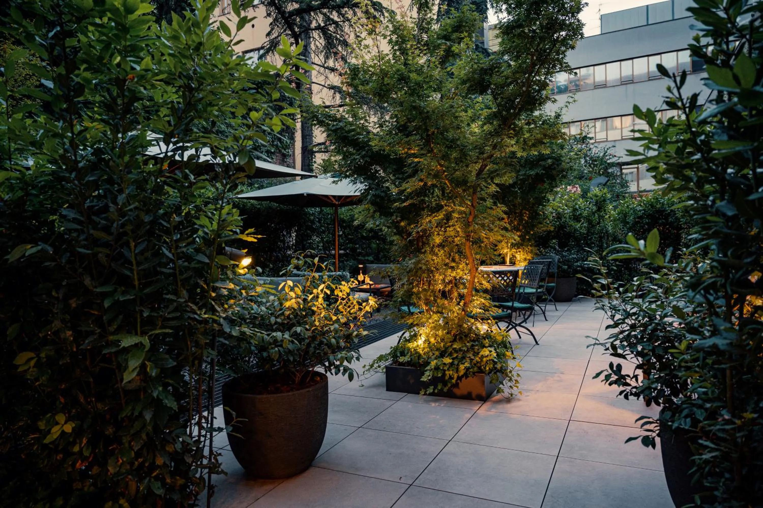Patio in Hotel Internazionale