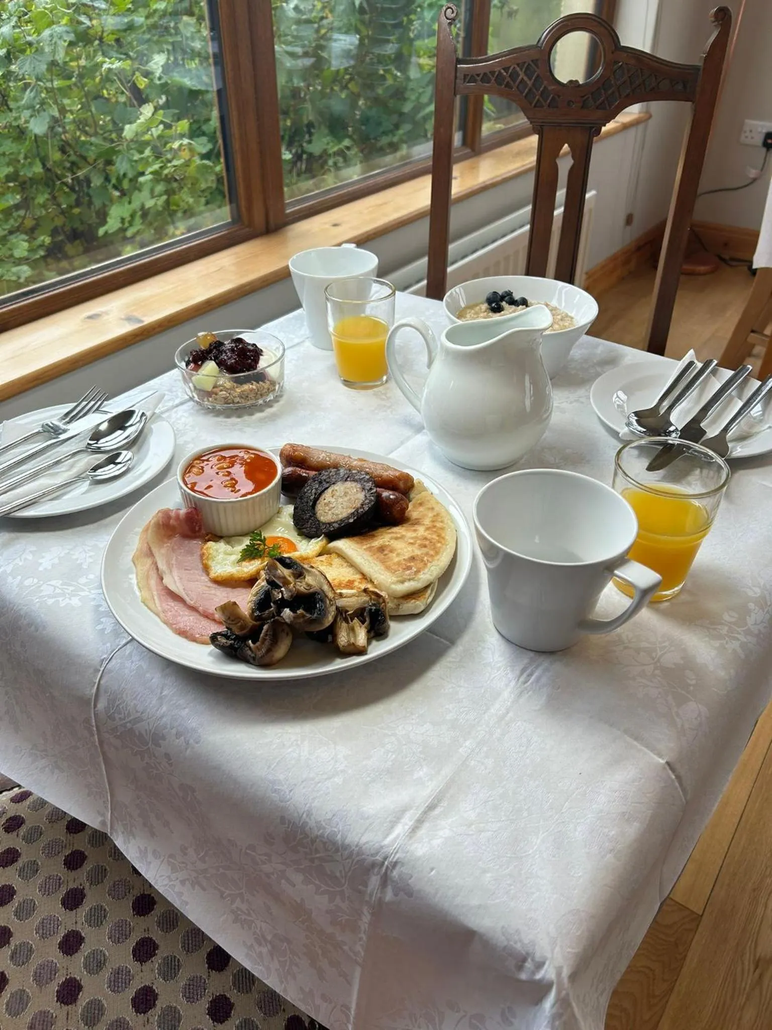 Food and drinks in Dunhill Cottage B&B