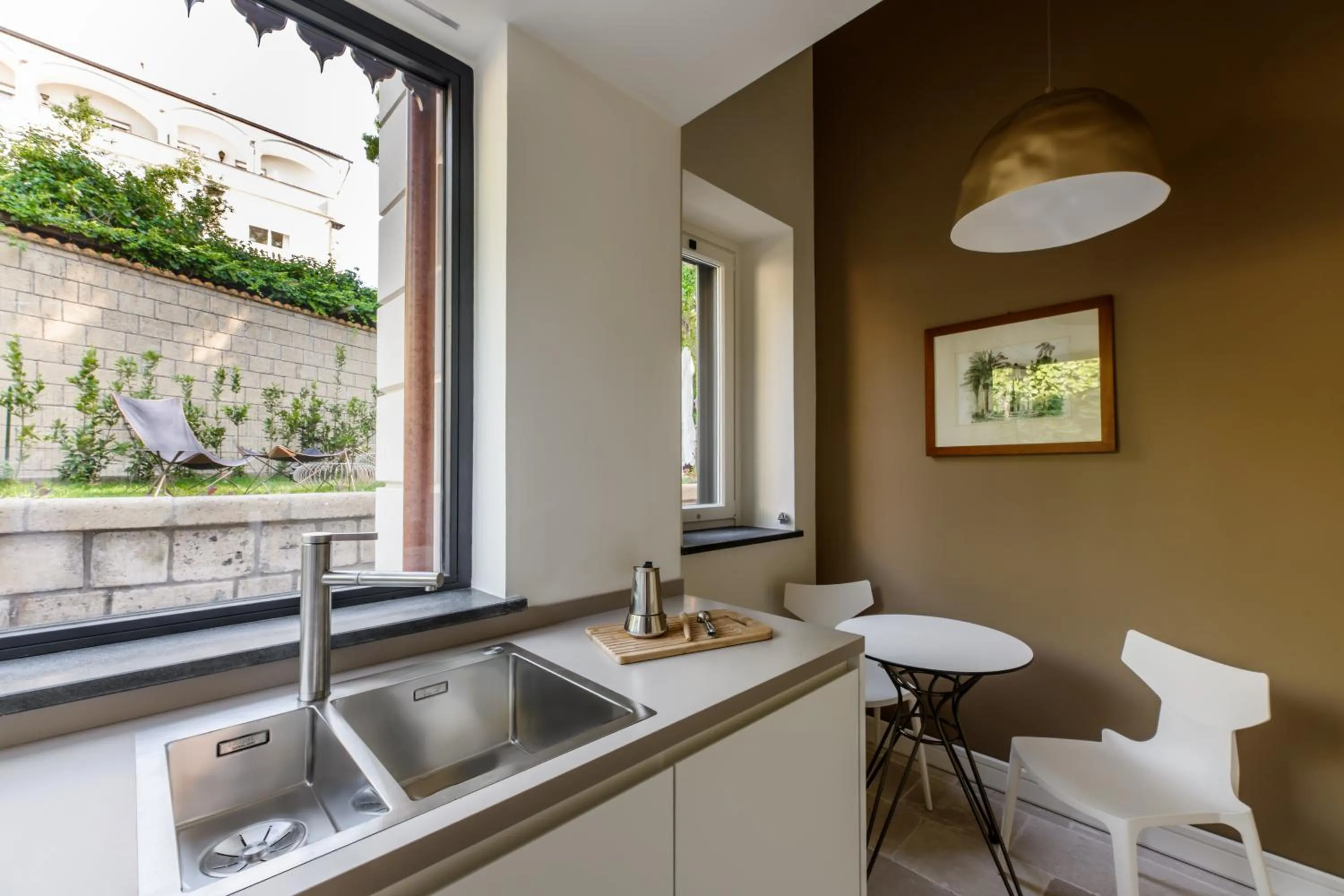 Kitchen or kitchenette in Parco dei Principi