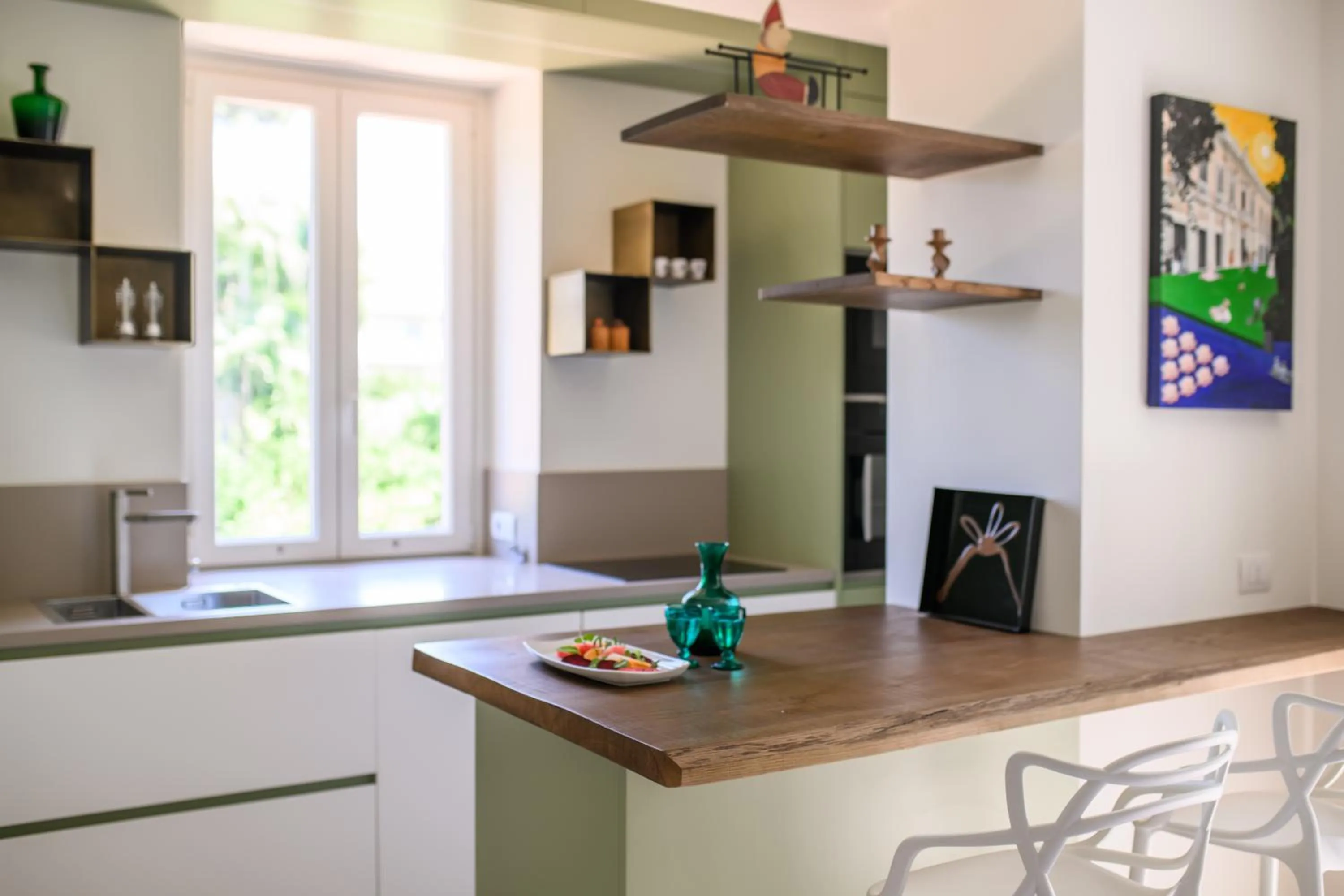 Kitchen or kitchenette in Parco dei Principi