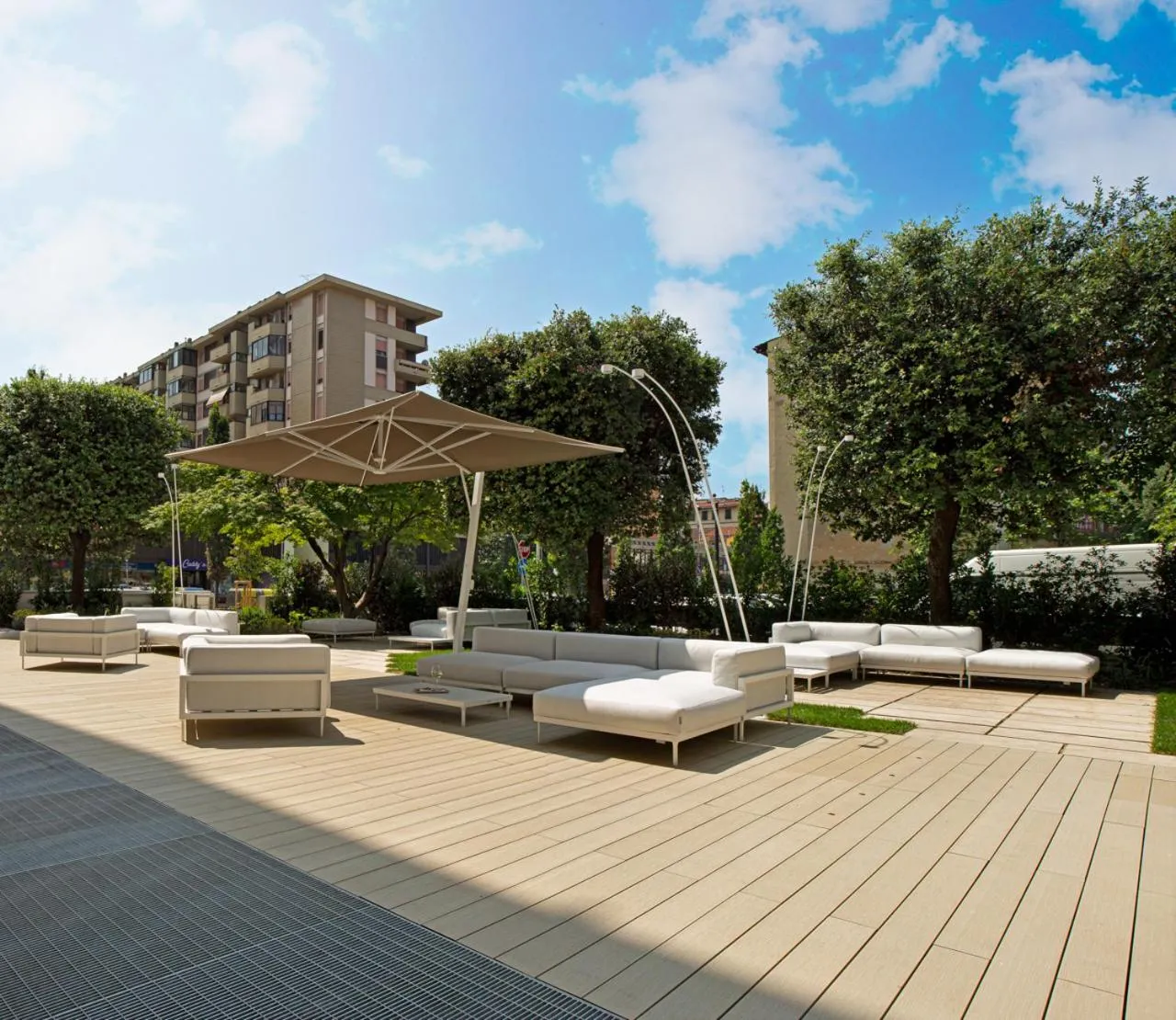 Garden in Hotel Raffaello