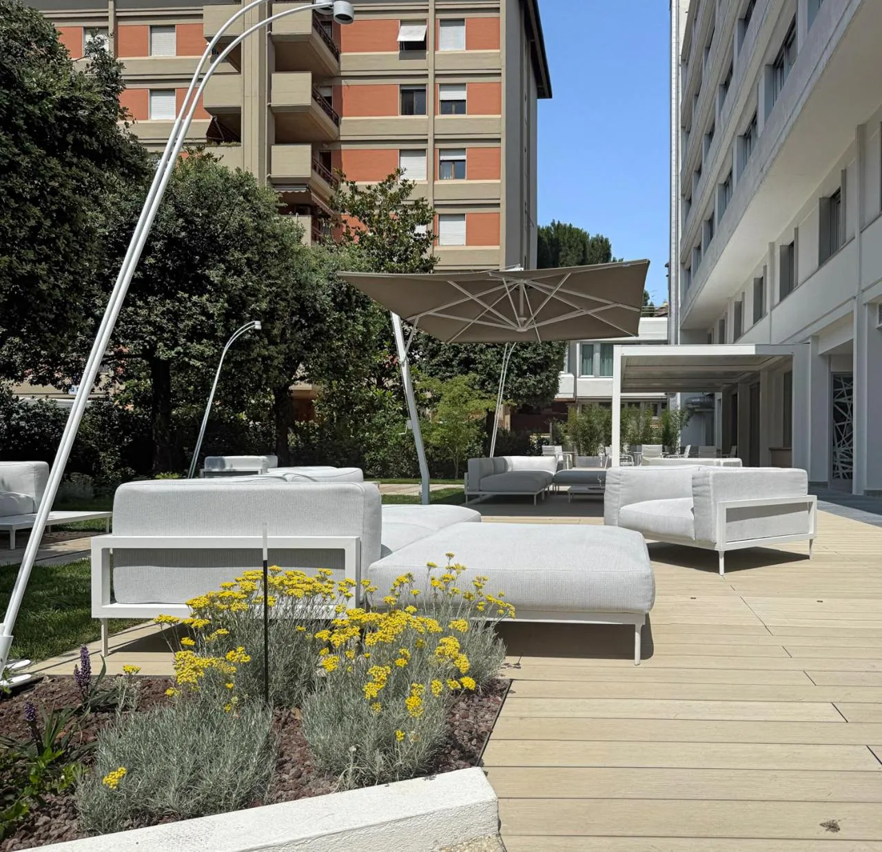 Garden in Hotel Raffaello