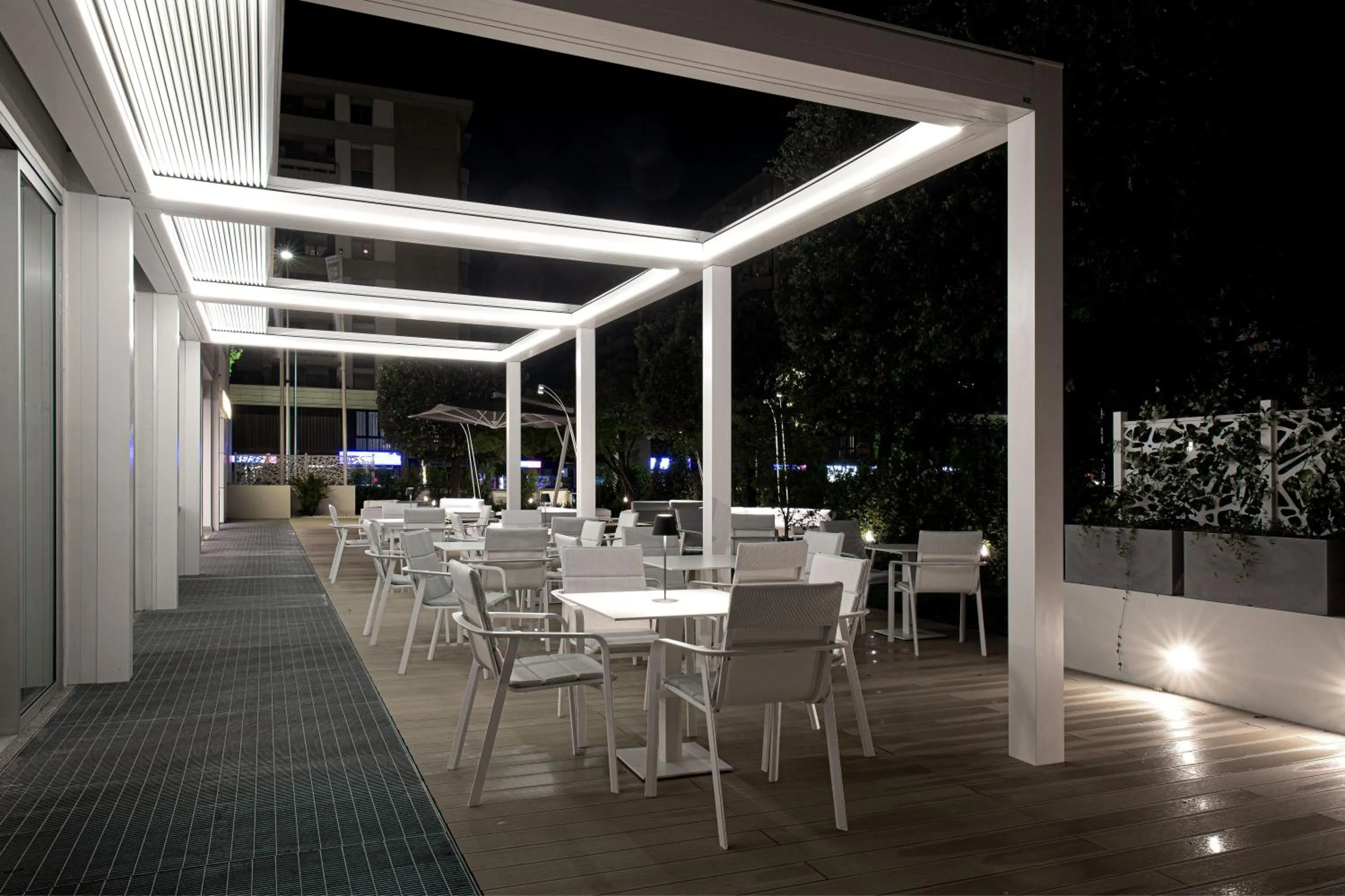 Patio in Hotel Raffaello