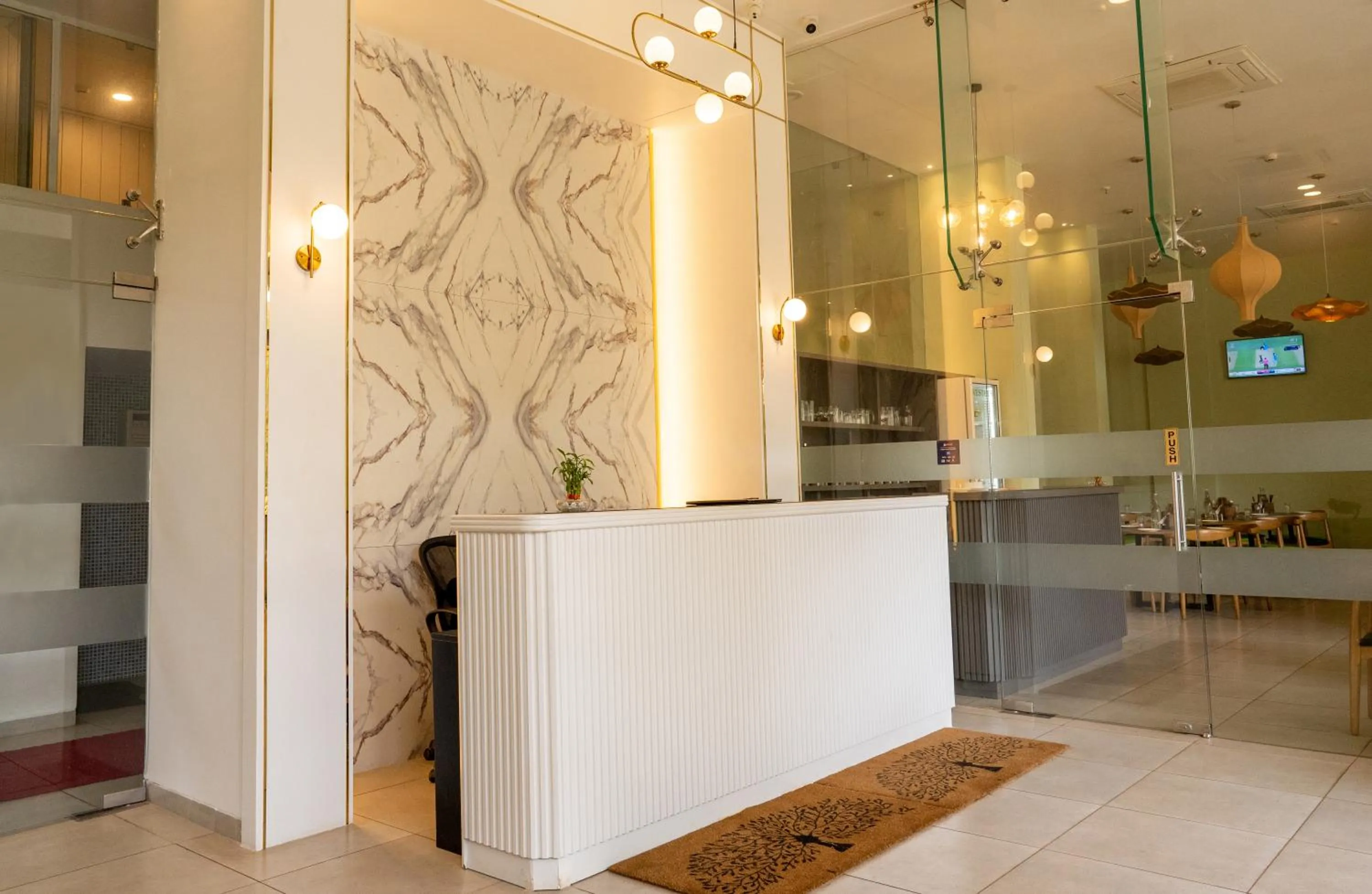 Lobby or reception in TGI Ameya Grand