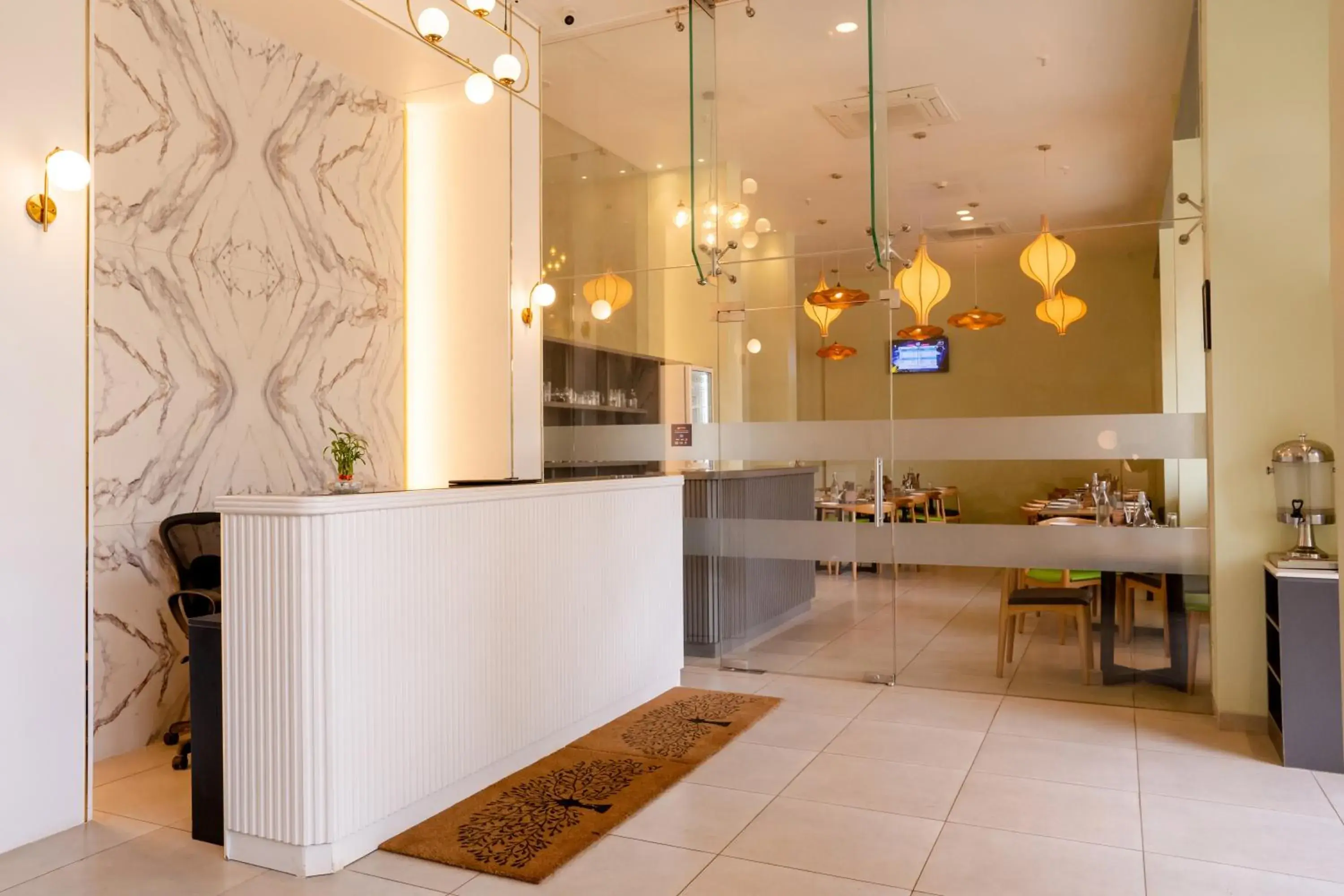 Lobby or reception in TGI Ameya Grand Lobby or reception in TGI Ameya Grand