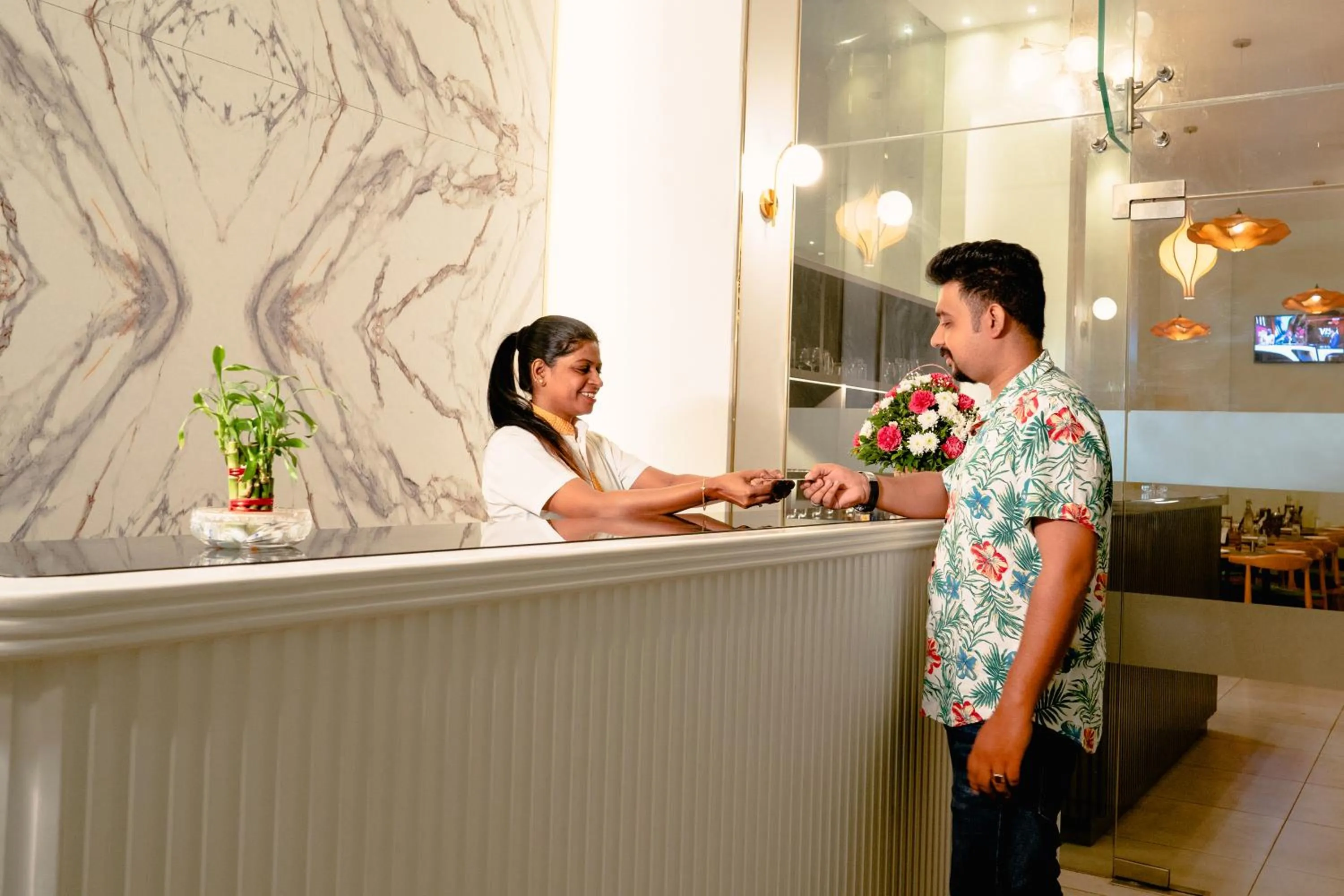 Lobby or reception in TGI Ameya Grand