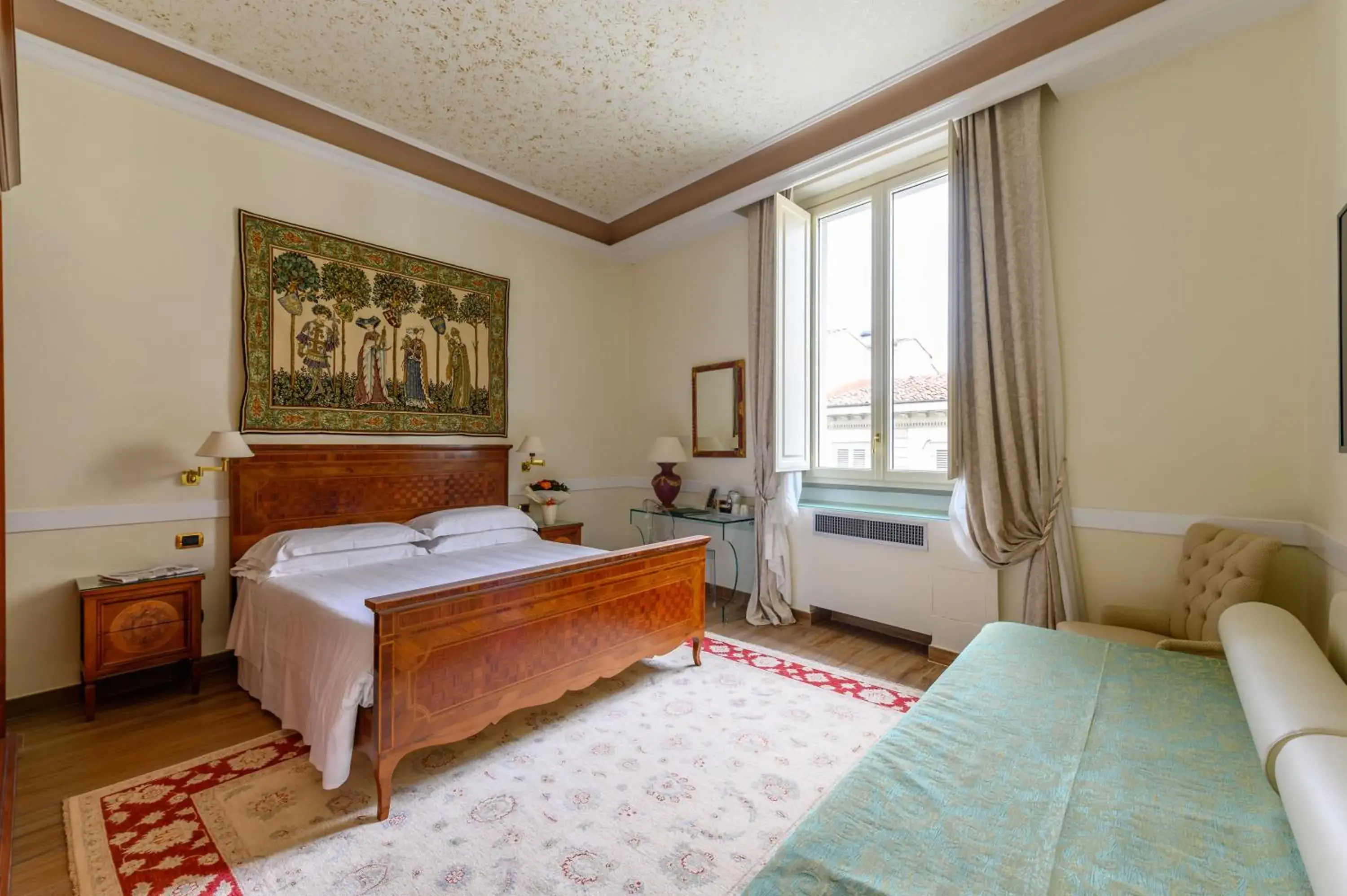 Seating area, Bed in Hotel Kraft Seating area, Bed in Hotel Kraft