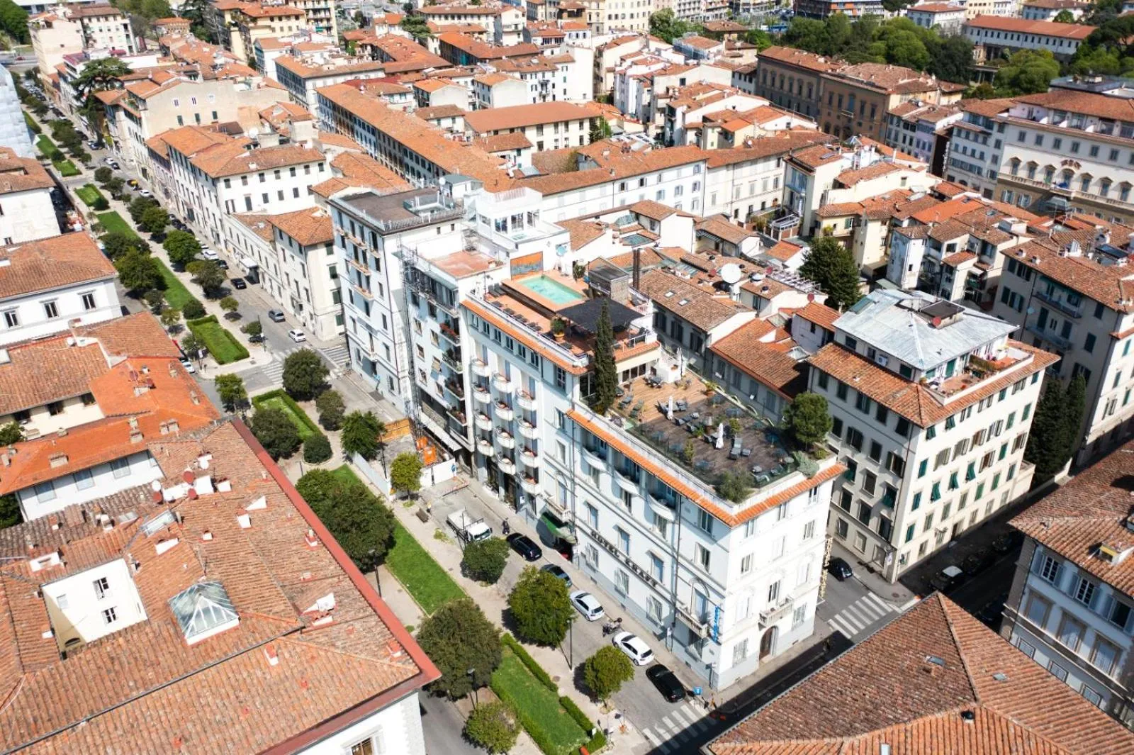 Bird's eye view in Hotel Kraft