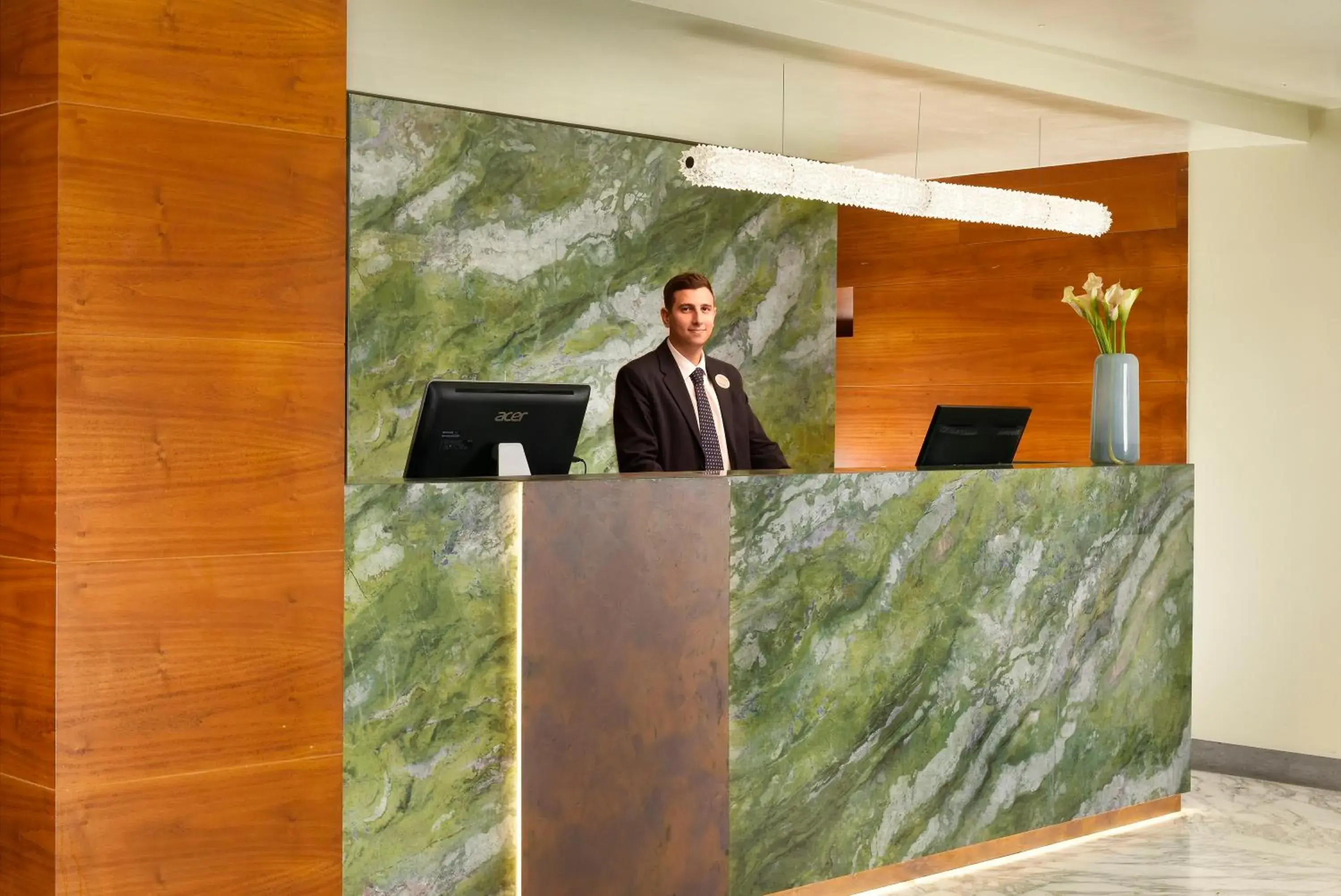 Lobby or reception in Hotel Kraft Lobby or reception in Hotel Kraft