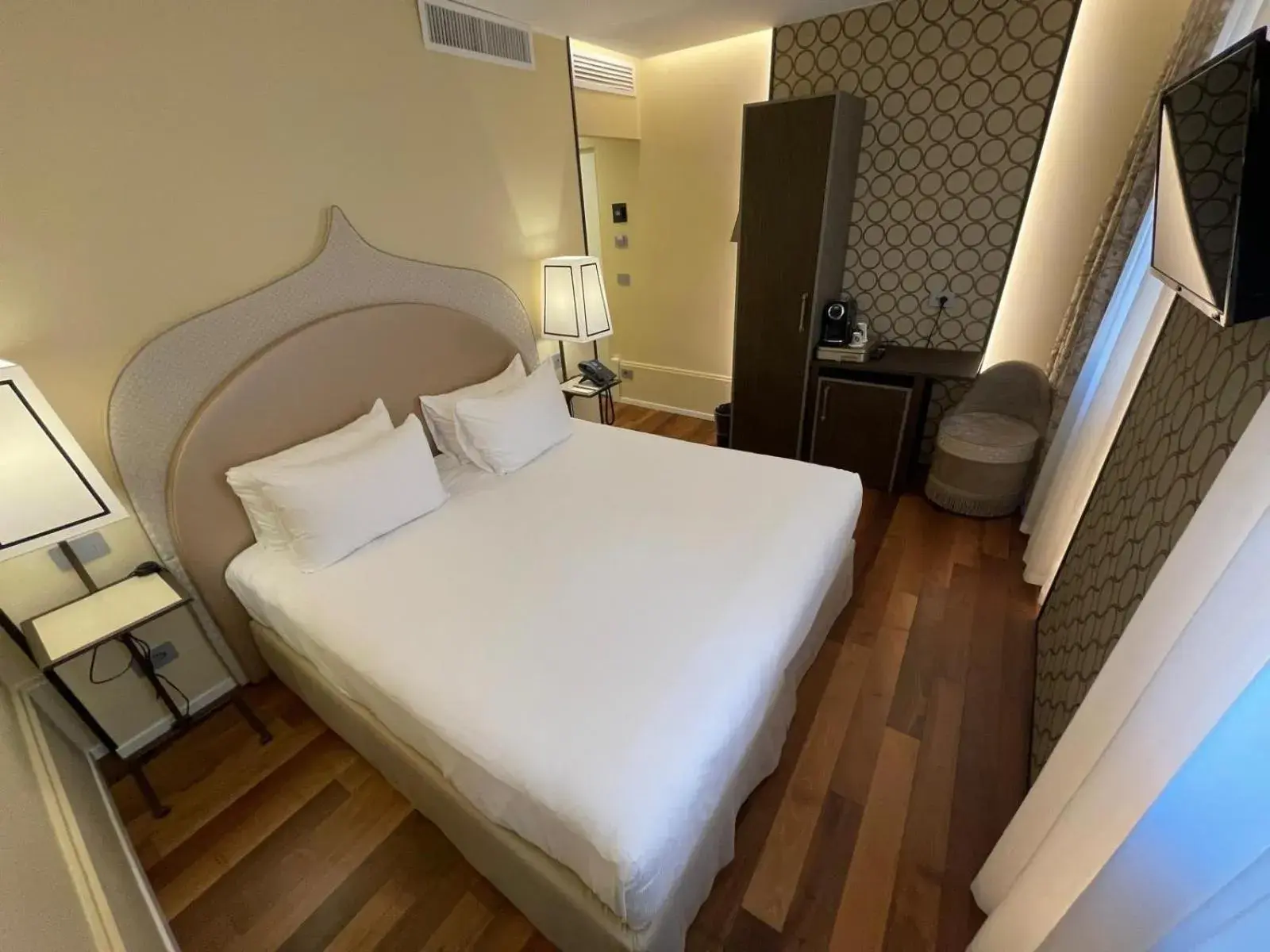 Bed in Albergo San Marco Bed in Albergo San Marco