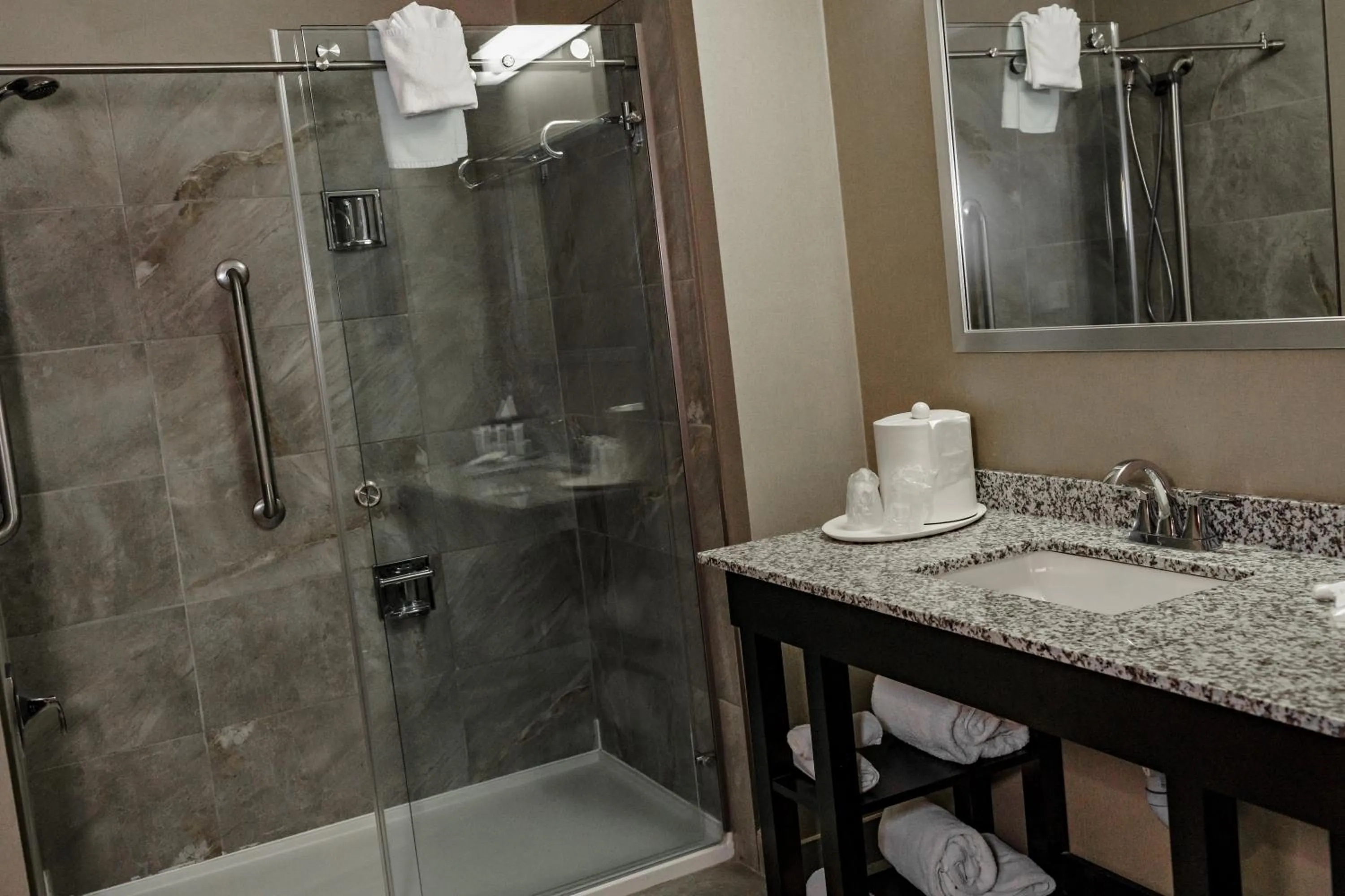 Shower in Radisson Hotel Edmonton Airport