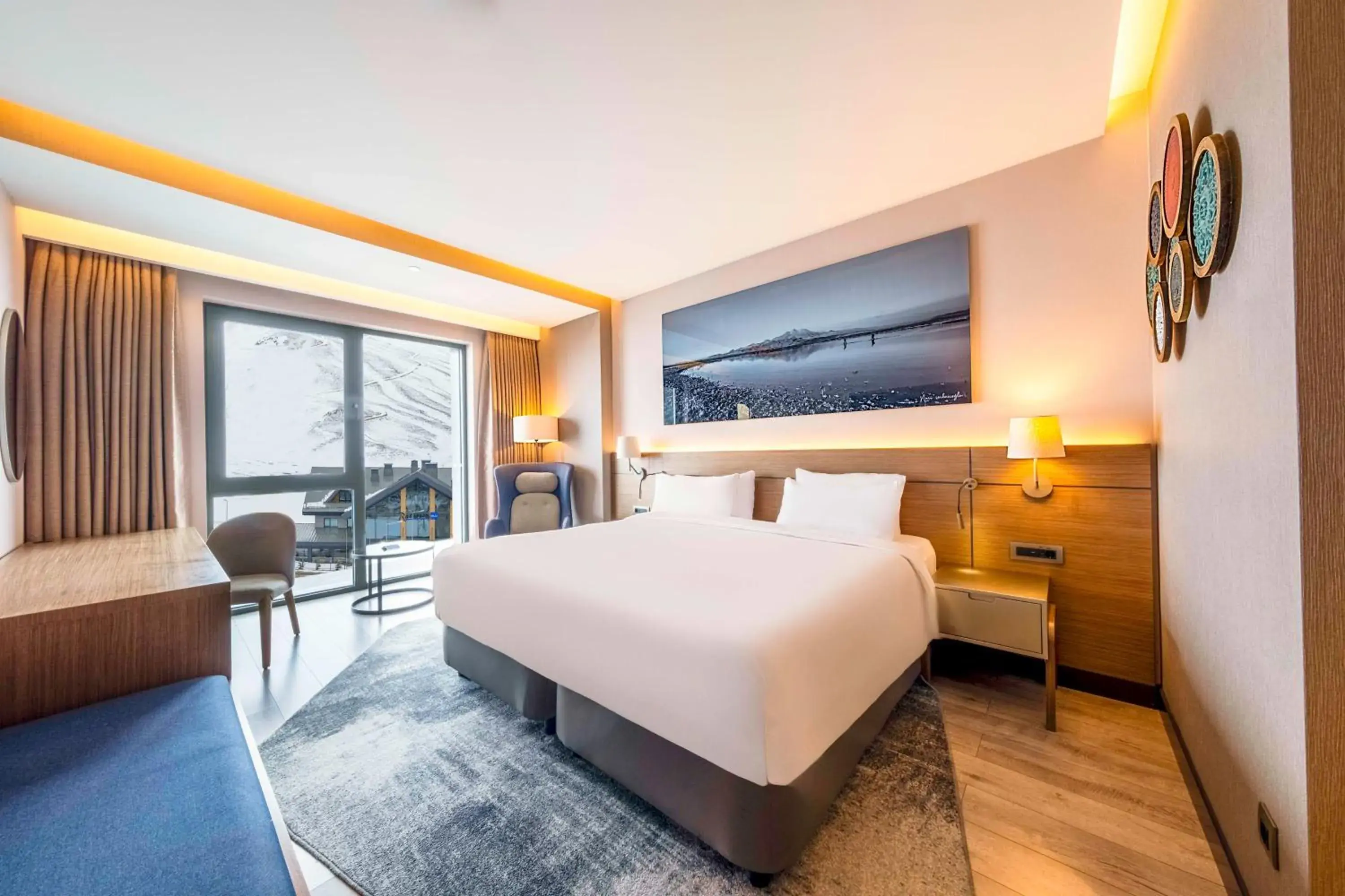 On site, Bed in Radisson Blu Hotel, Mount Erciyes On site, Bed in Radisson Blu Hotel, Mount Erciyes