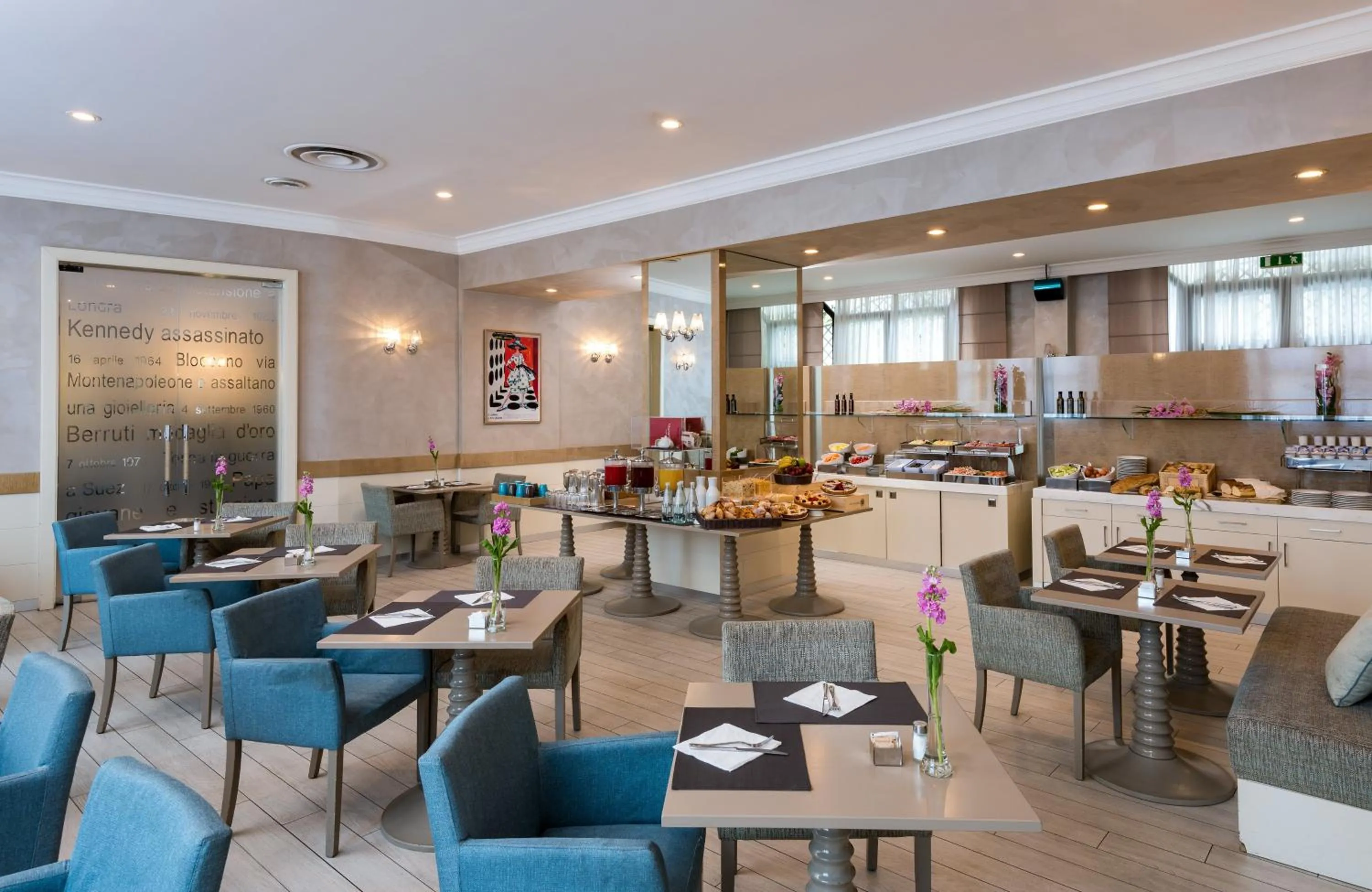 Buffet breakfast in Leonardo Hotel Milan City Center