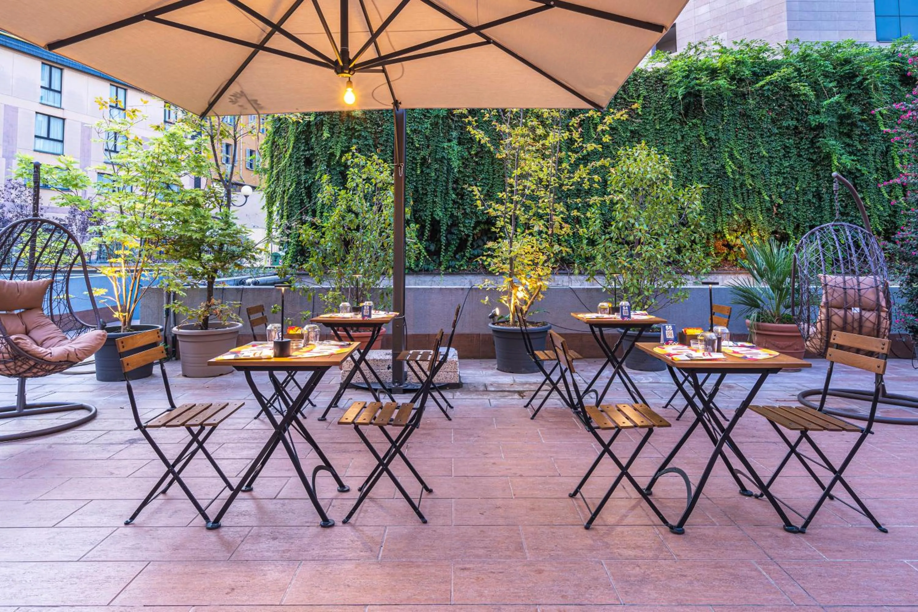 Balcony/Terrace in Leonardo Hotel Milan City Center