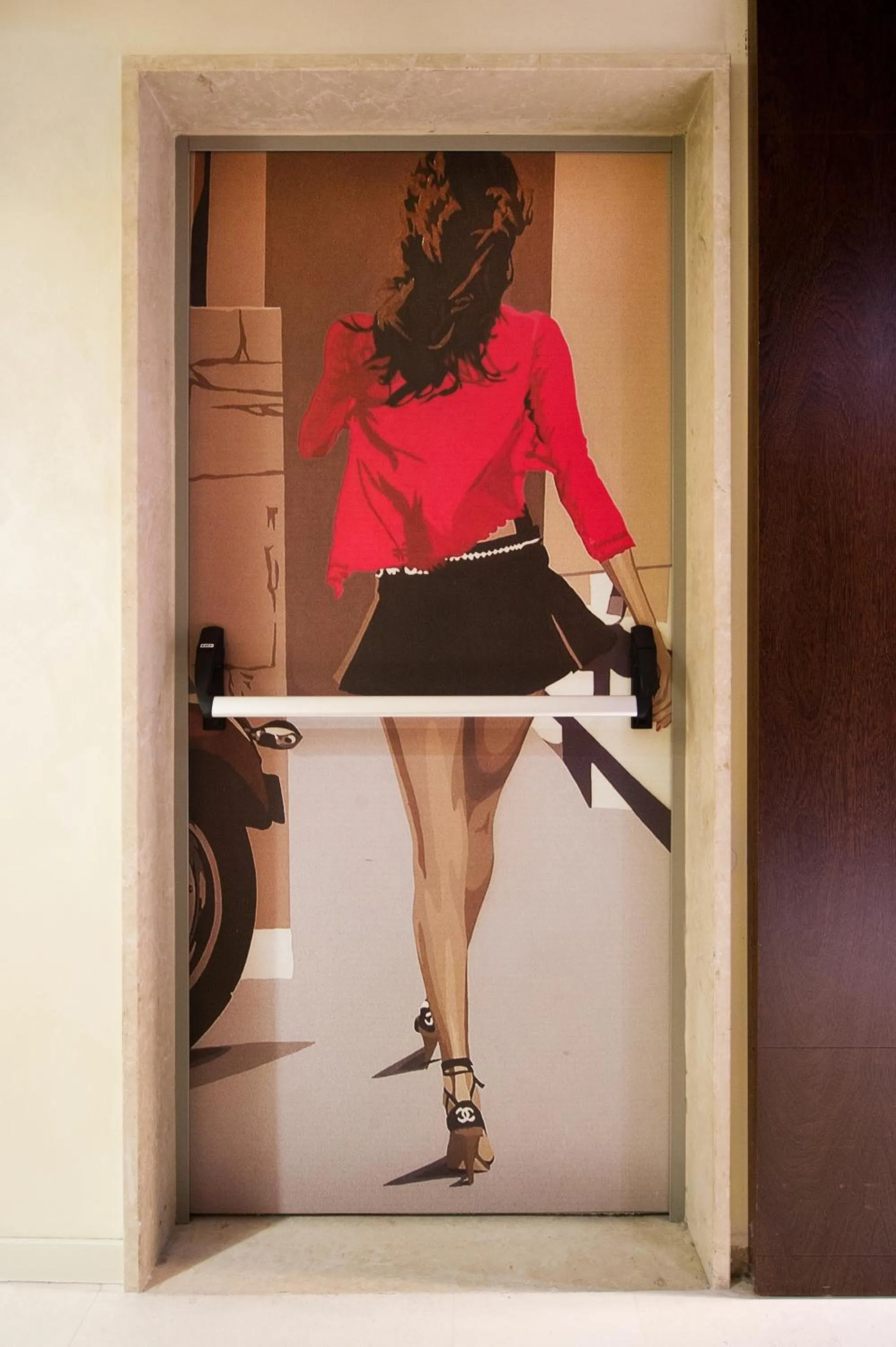 Decorative detail in Art Hotel Navigli