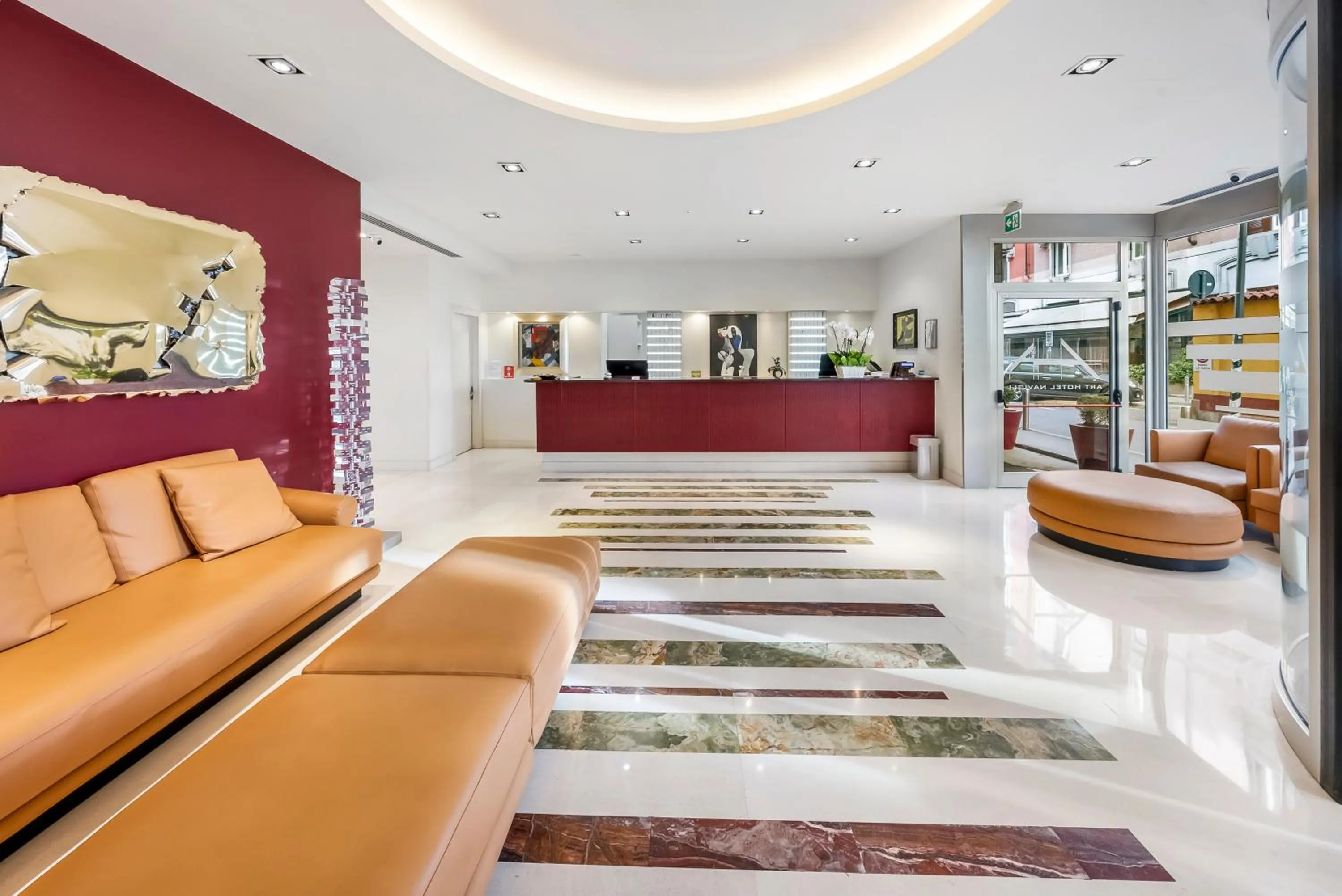 Lobby or reception in Art Hotel Navigli