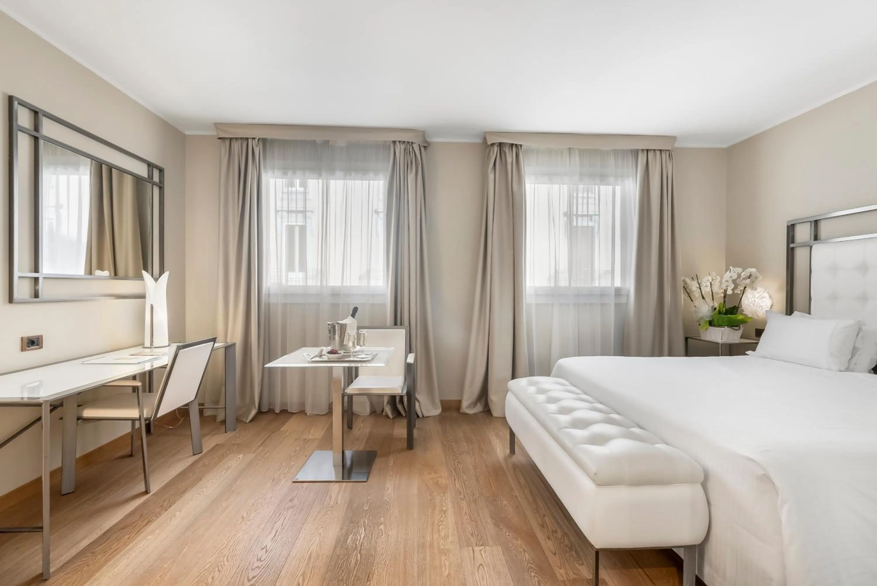 Bedroom, Bed in Art Hotel Navigli