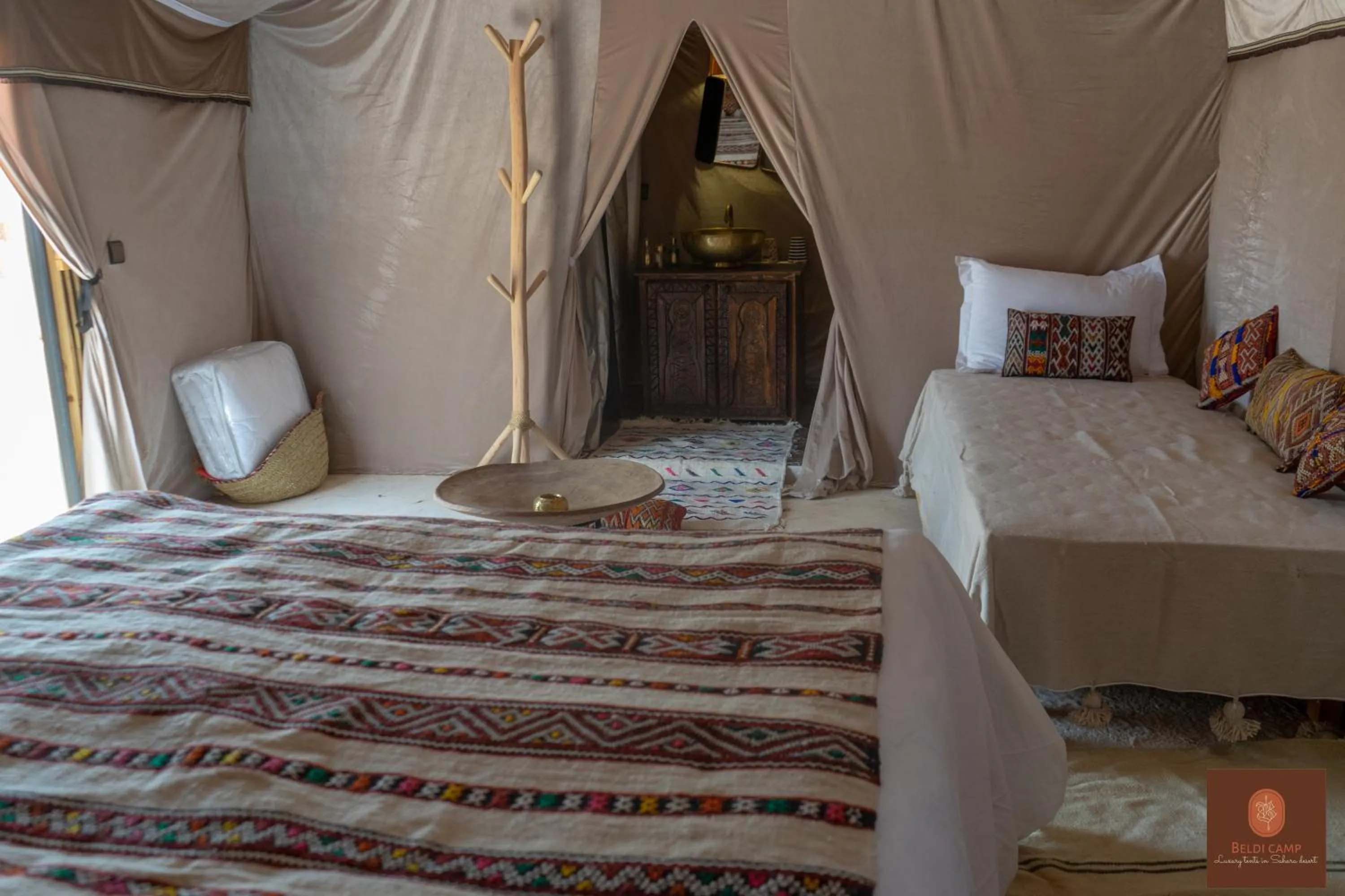 Triple Room with Bathroom - single occupancy in Beldi camp