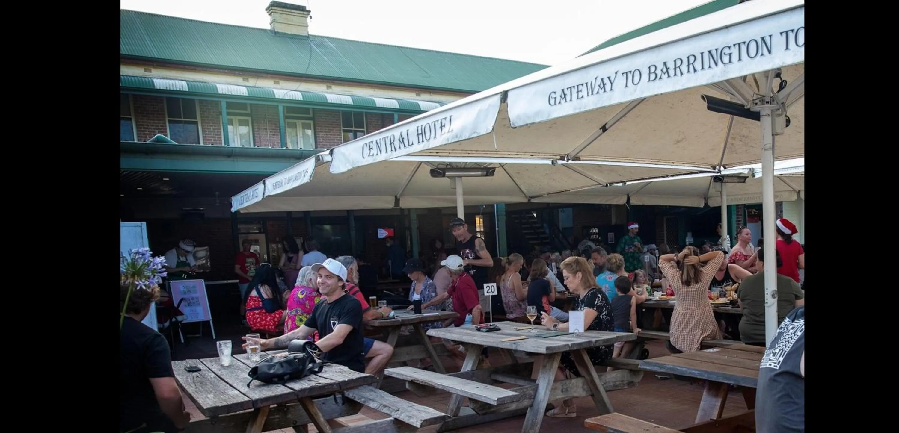 Dining area in Central Hotel Stroud
