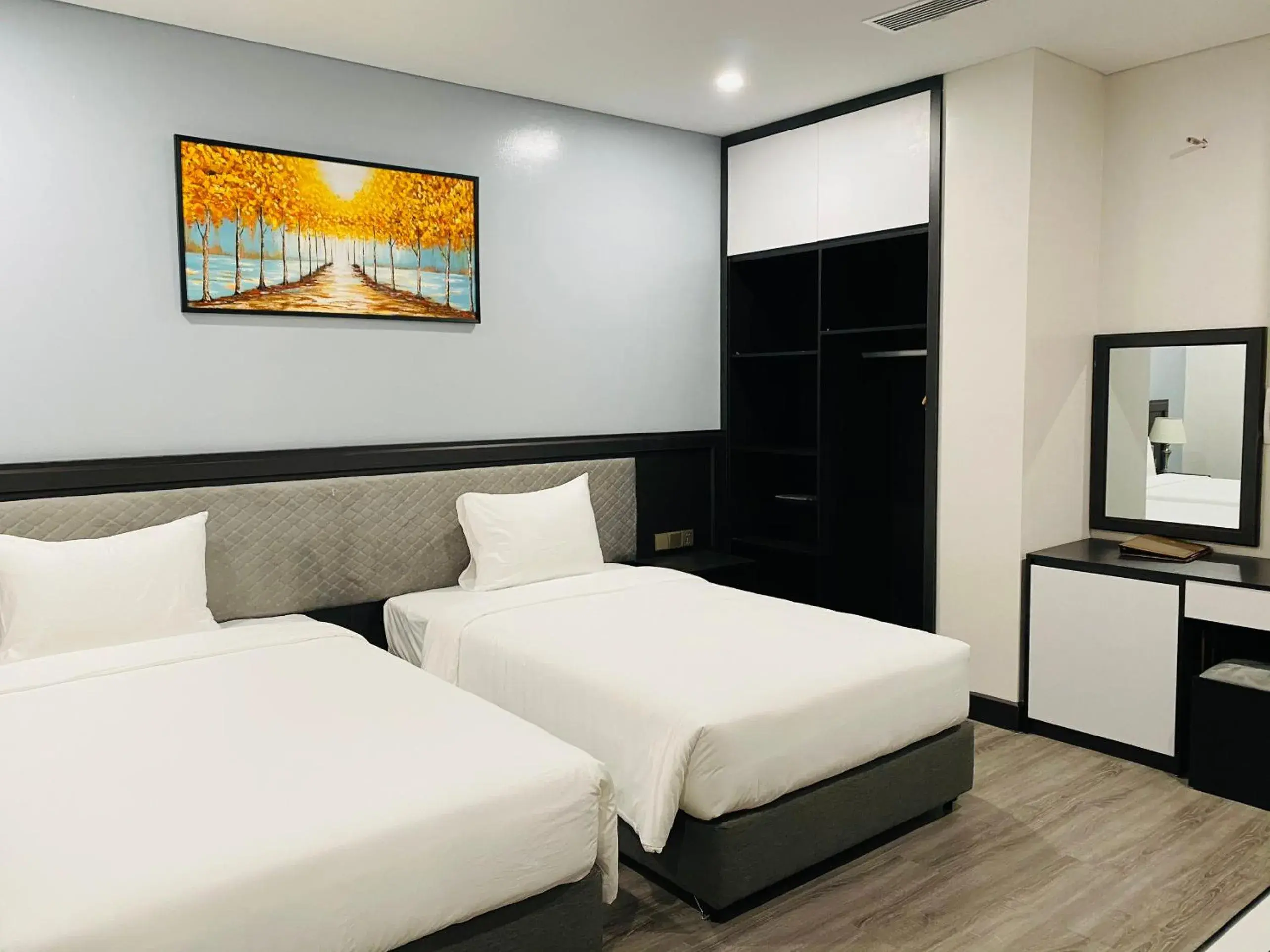 Bed in DIAMOND HOTEL VÂN ĐỒN Bed in DIAMOND HOTEL VÂN ĐỒN