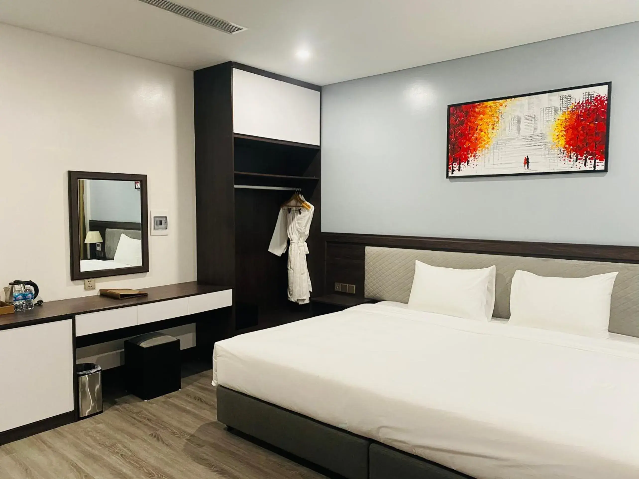 Bed in DIAMOND HOTEL VÂN ĐỒN Bed in DIAMOND HOTEL VÂN ĐỒN