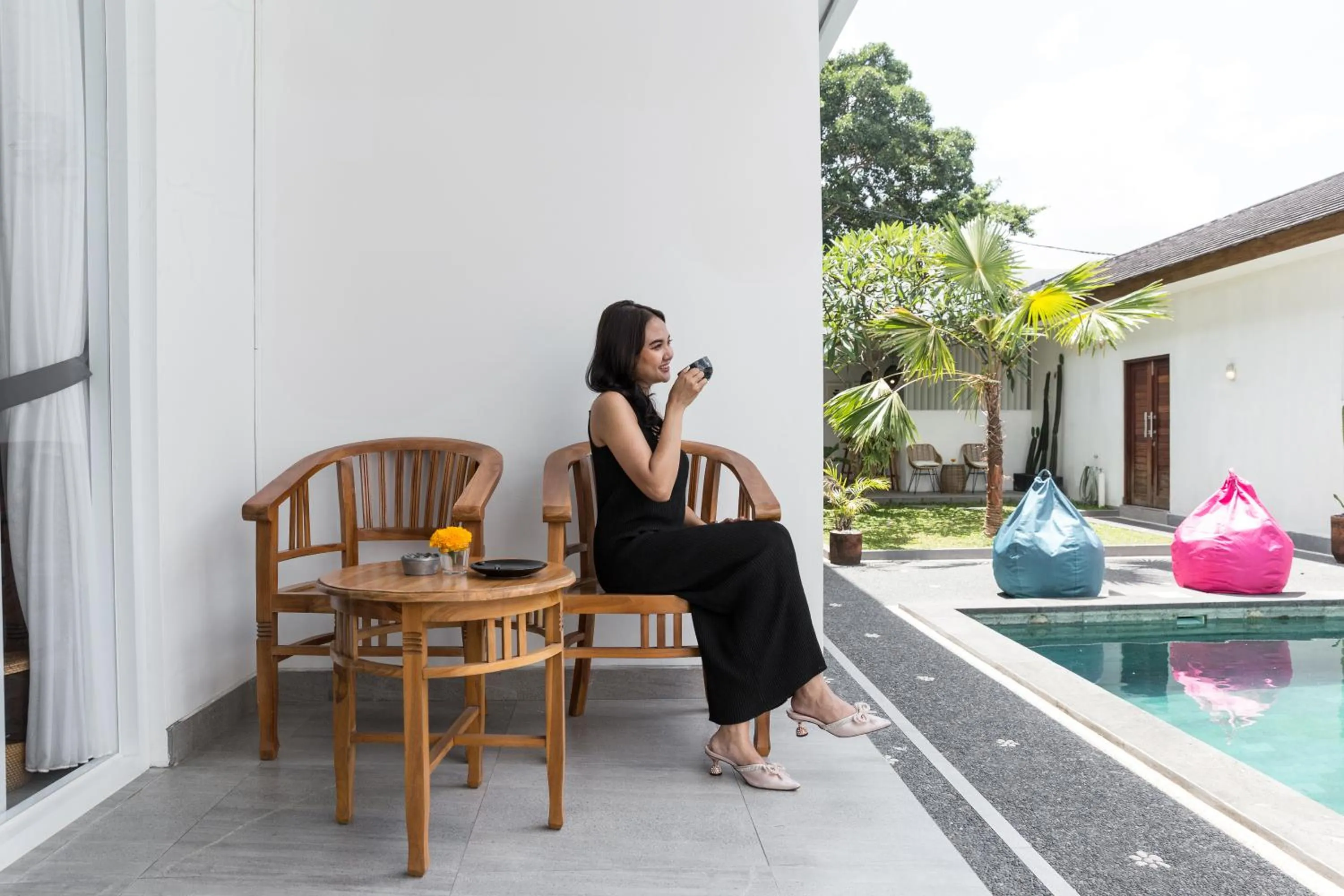 Balcony/Terrace in Maisaba Canggu Hotel & Coworking Space