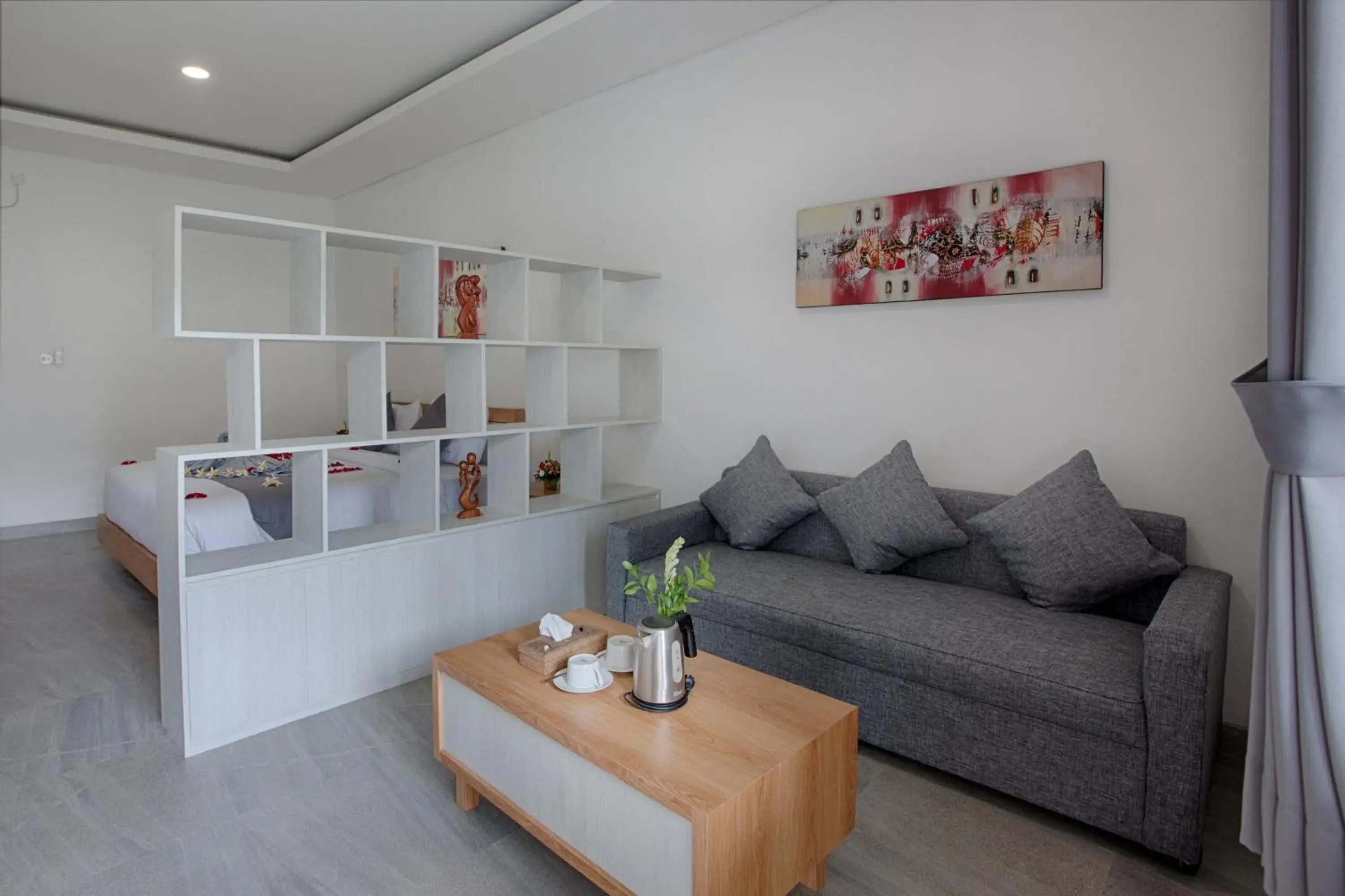 Living room in Maisaba Canggu Hotel & Coworking Space Living room in Maisaba Canggu Hotel & Coworking Space