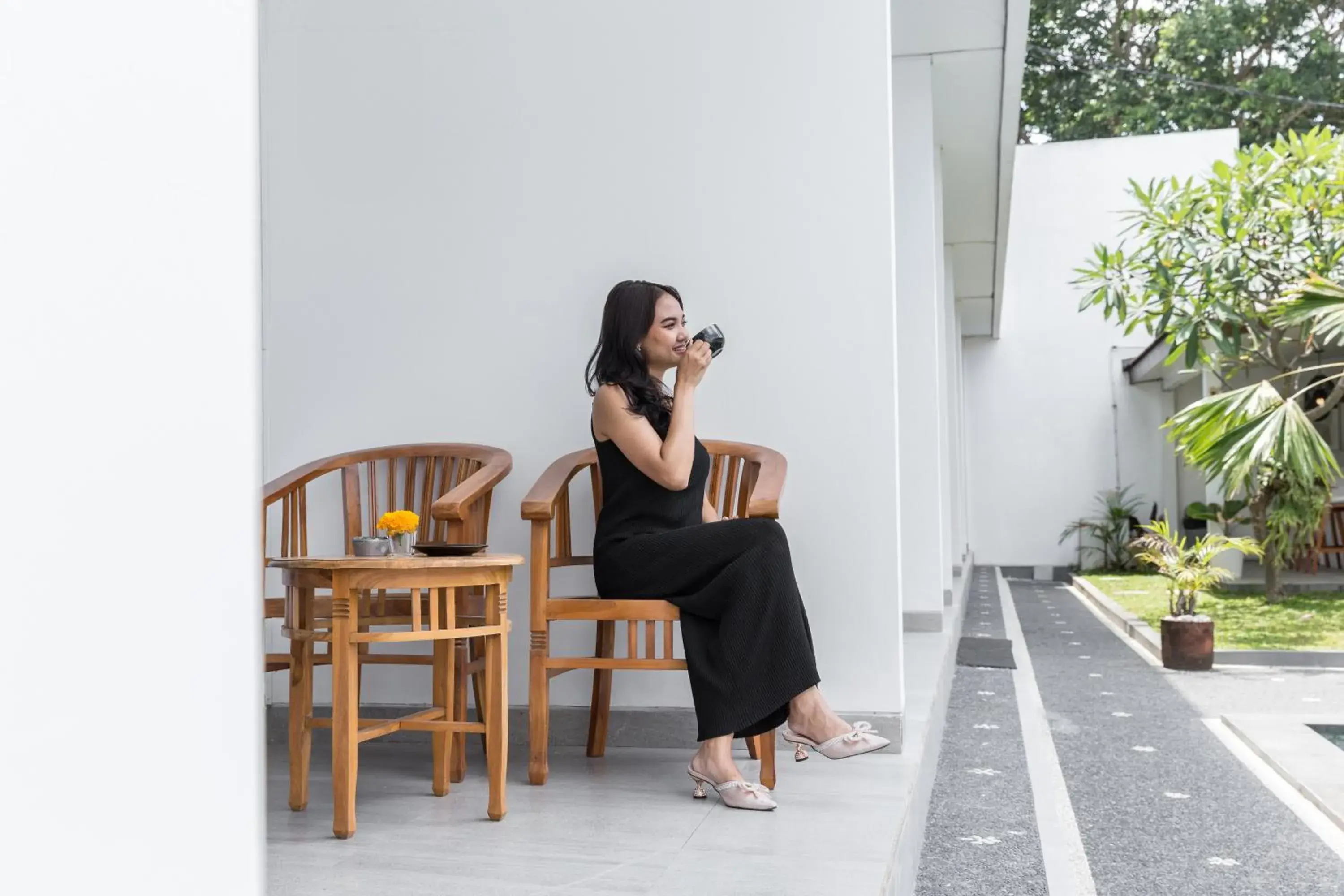 Balcony/Terrace in Maisaba Canggu Hotel & Coworking Space Balcony/Terrace in Maisaba Canggu Hotel & Coworking Space