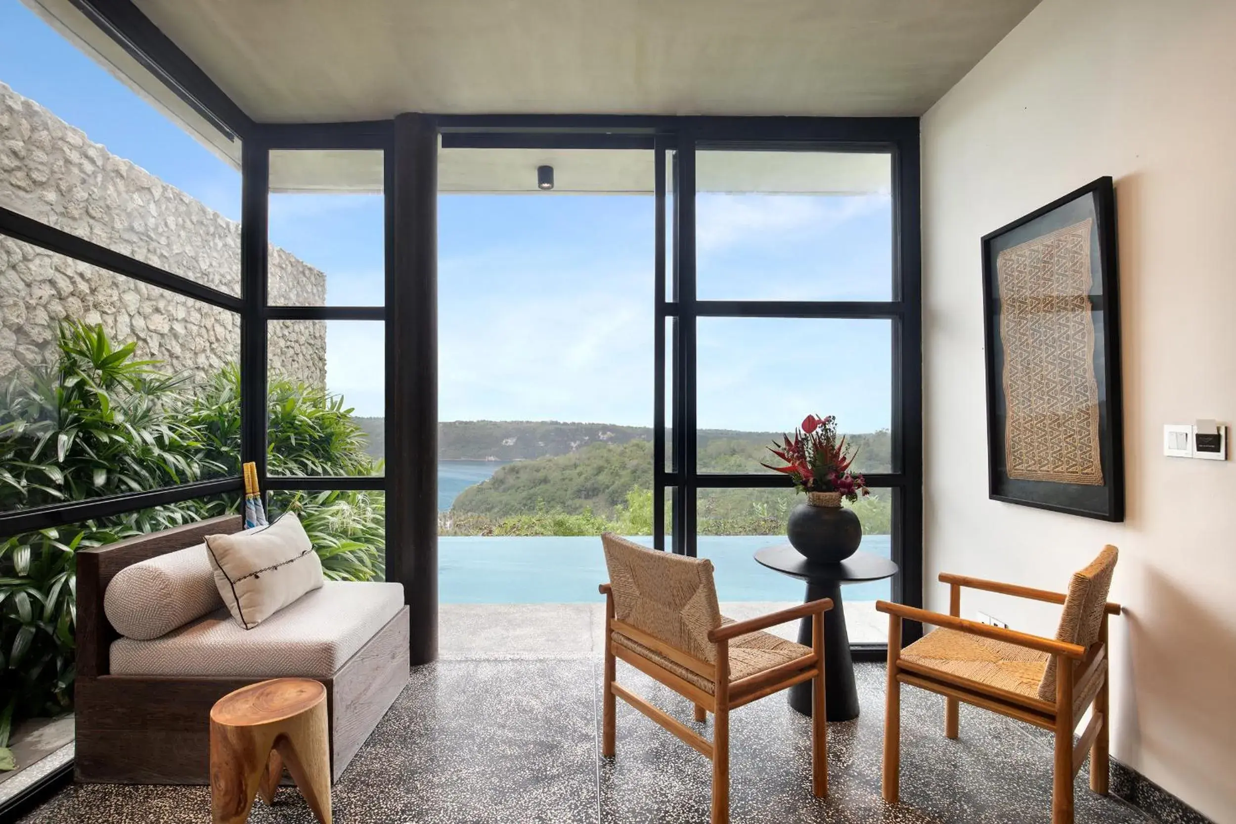 Living room in MAUA Nusa Penida Bali Living room in MAUA Nusa Penida Bali