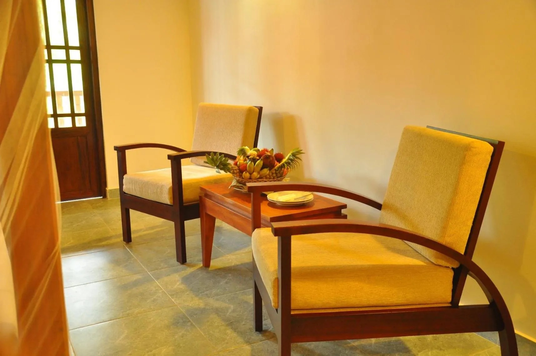 Seating area in Canal Villa