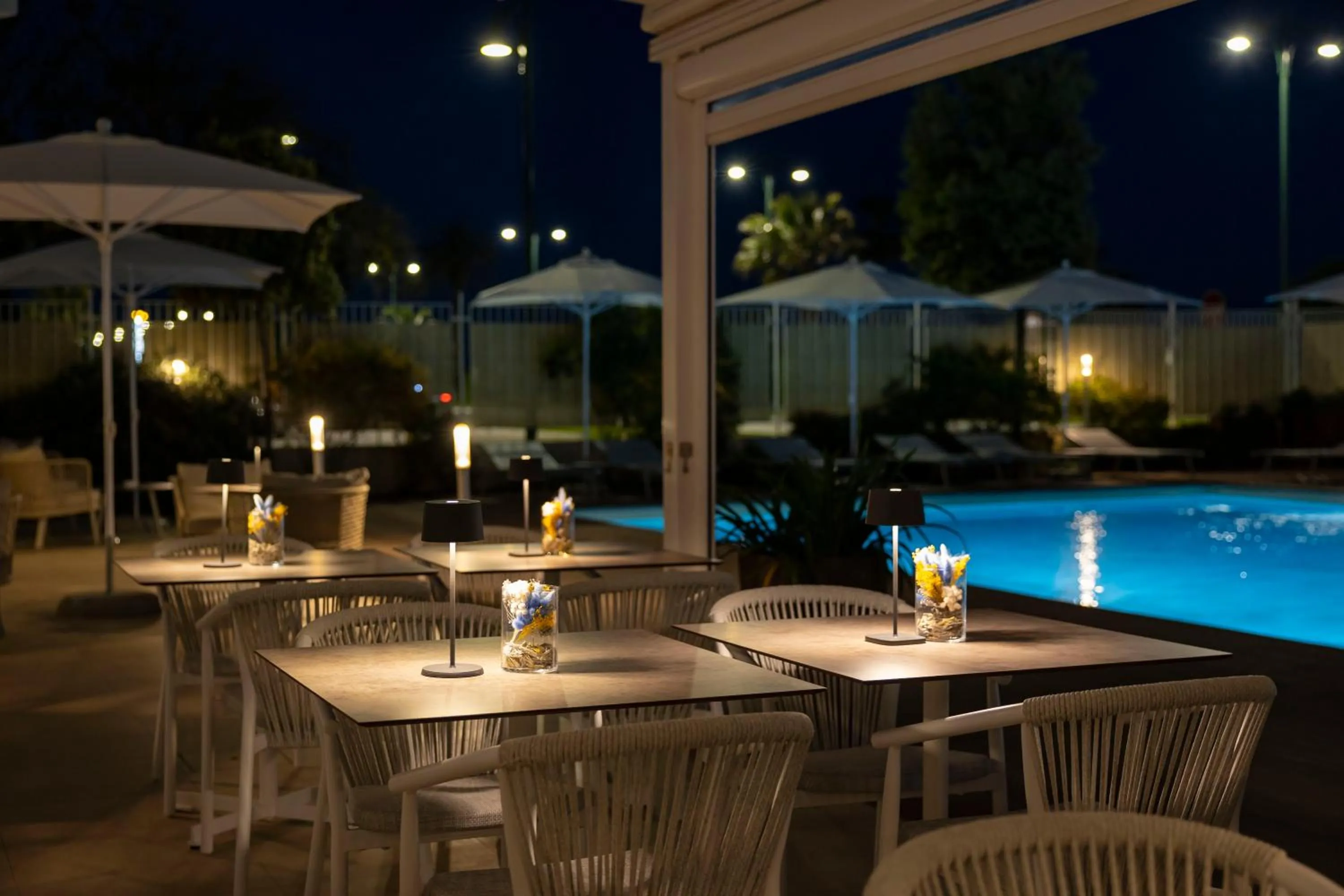 Patio in Grand Hotel